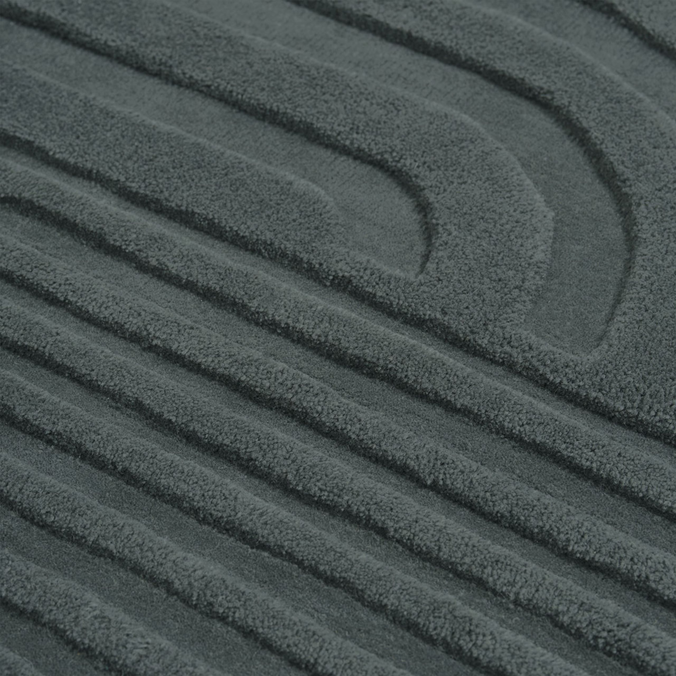 Muuto - Gulvtæppe - Relevo Rug - Dark Green