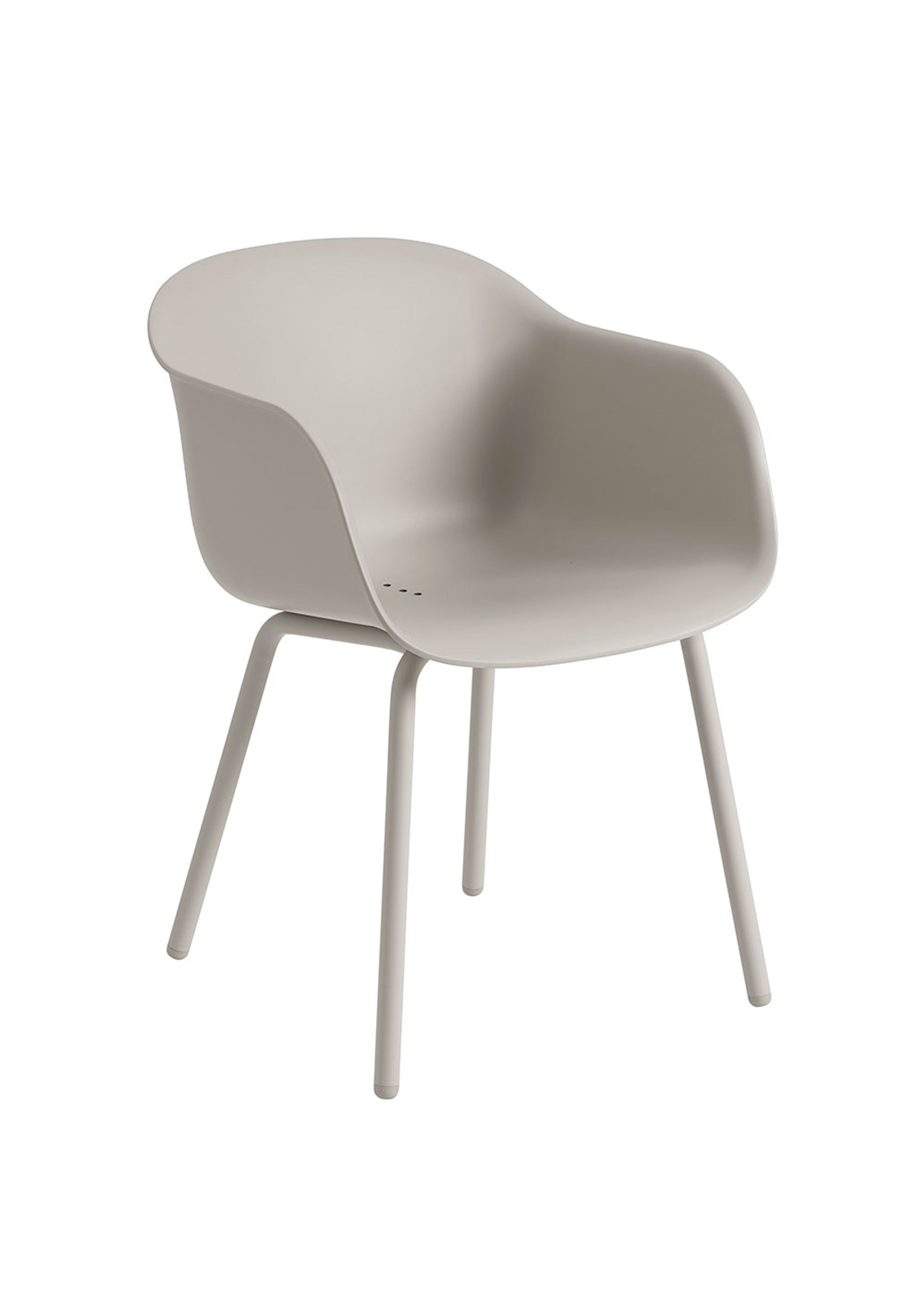Muuto - Garden chair - Fiber Outdoor Armchair - Grey