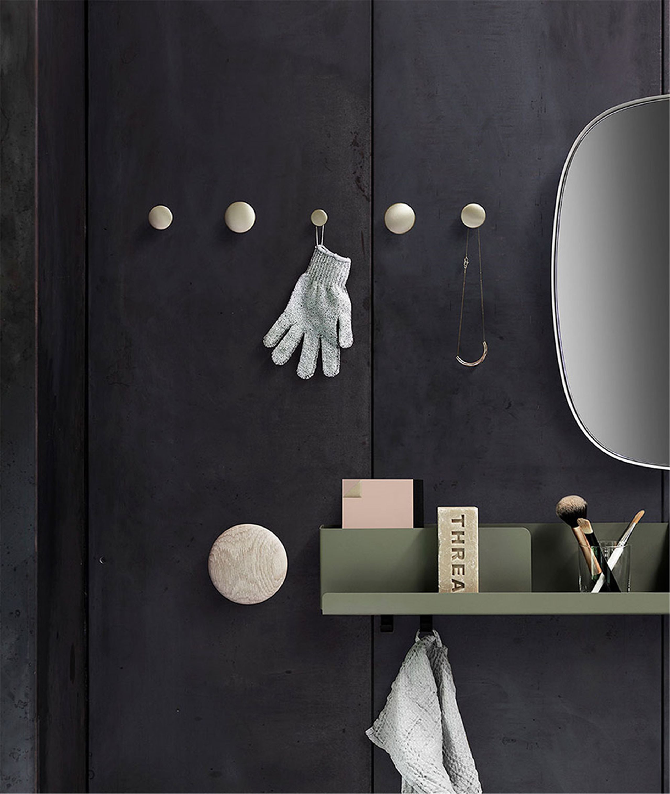 Muuto - Hylde - Folded Shelves - Blå-Grå L96