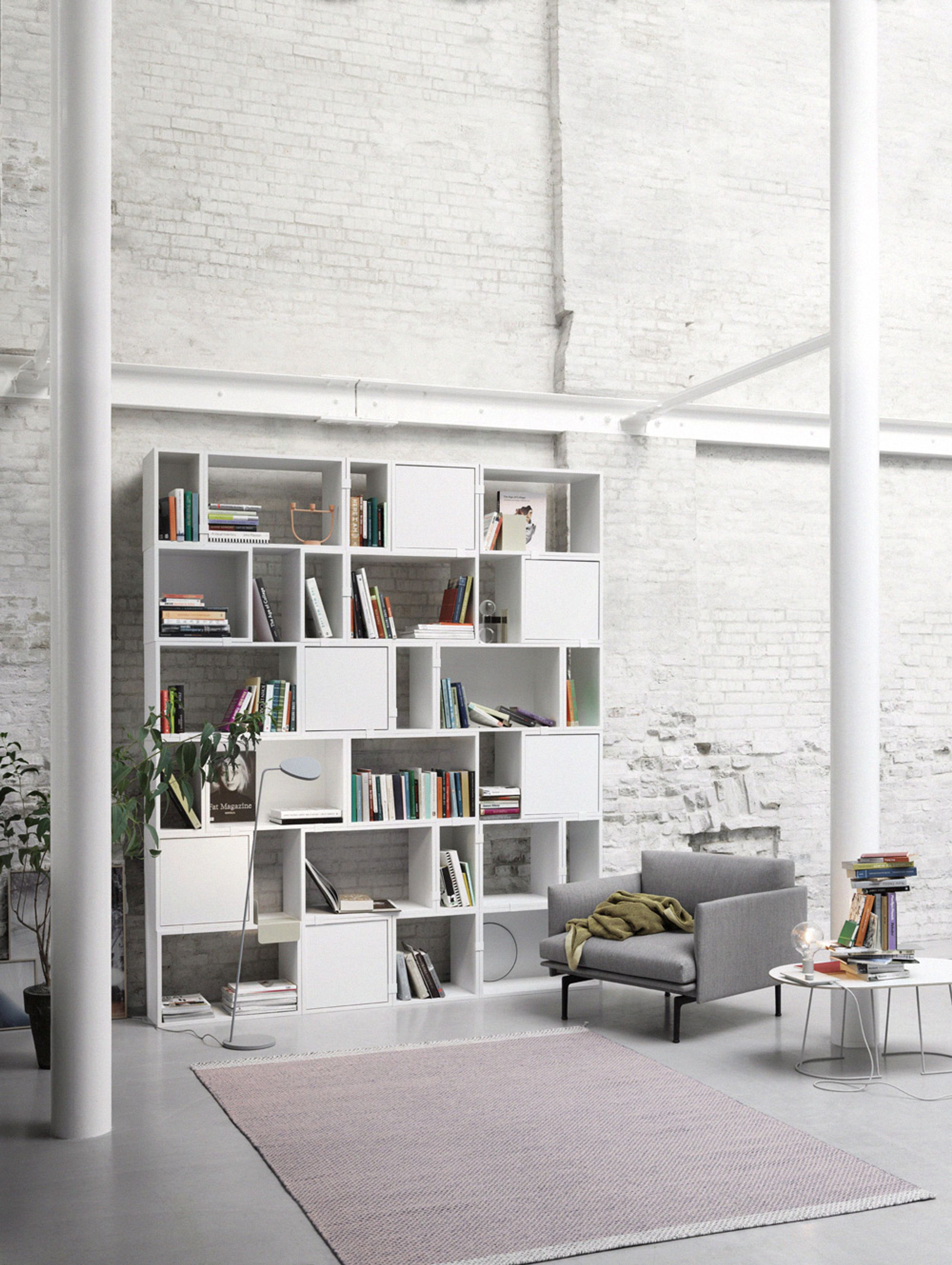 Muuto - Hylla - Stacked Storage System / Small - Open - Light Grey