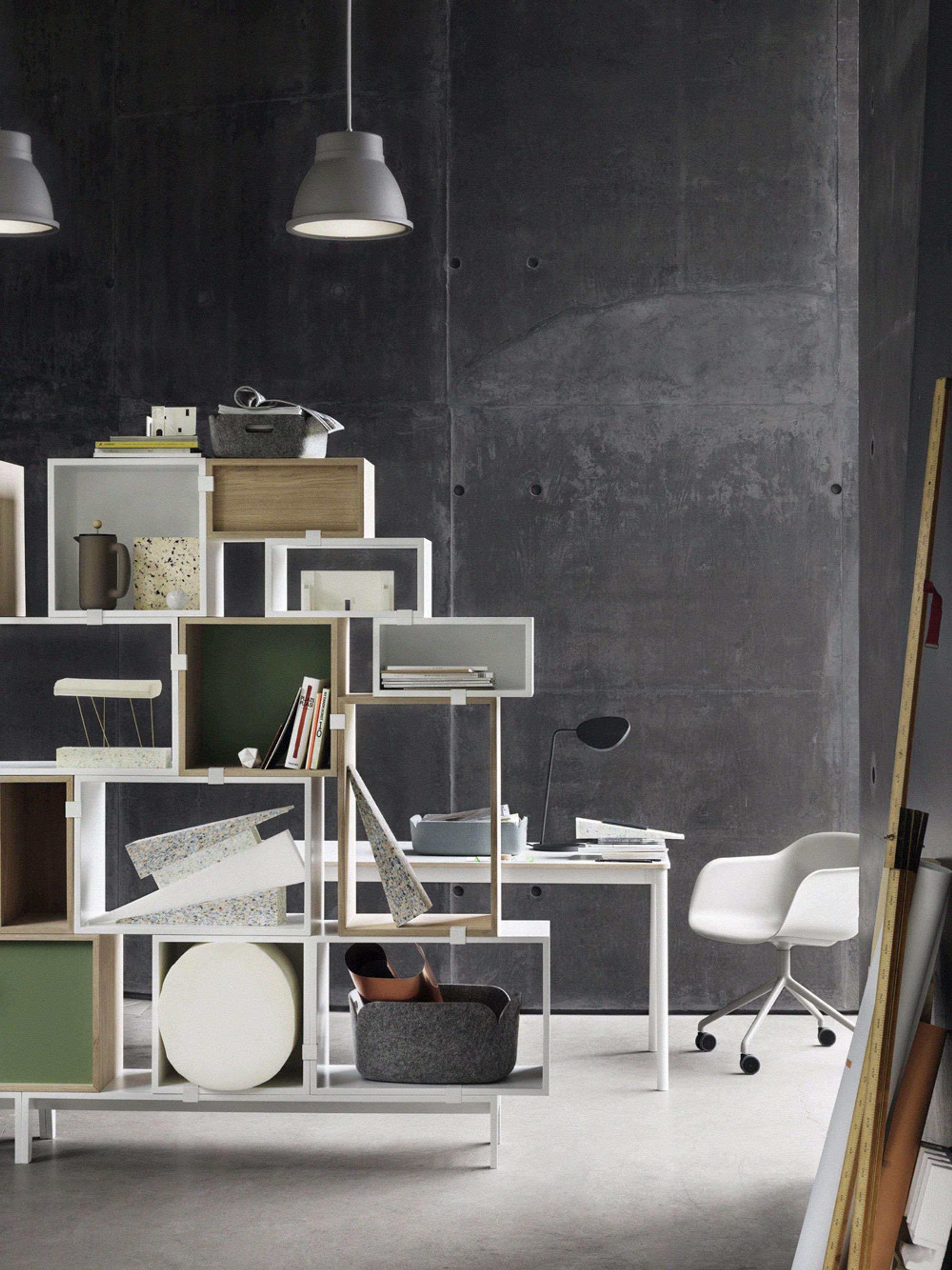 Muuto - Regalbrett - Stacked Storage System / Small - Open - Oak