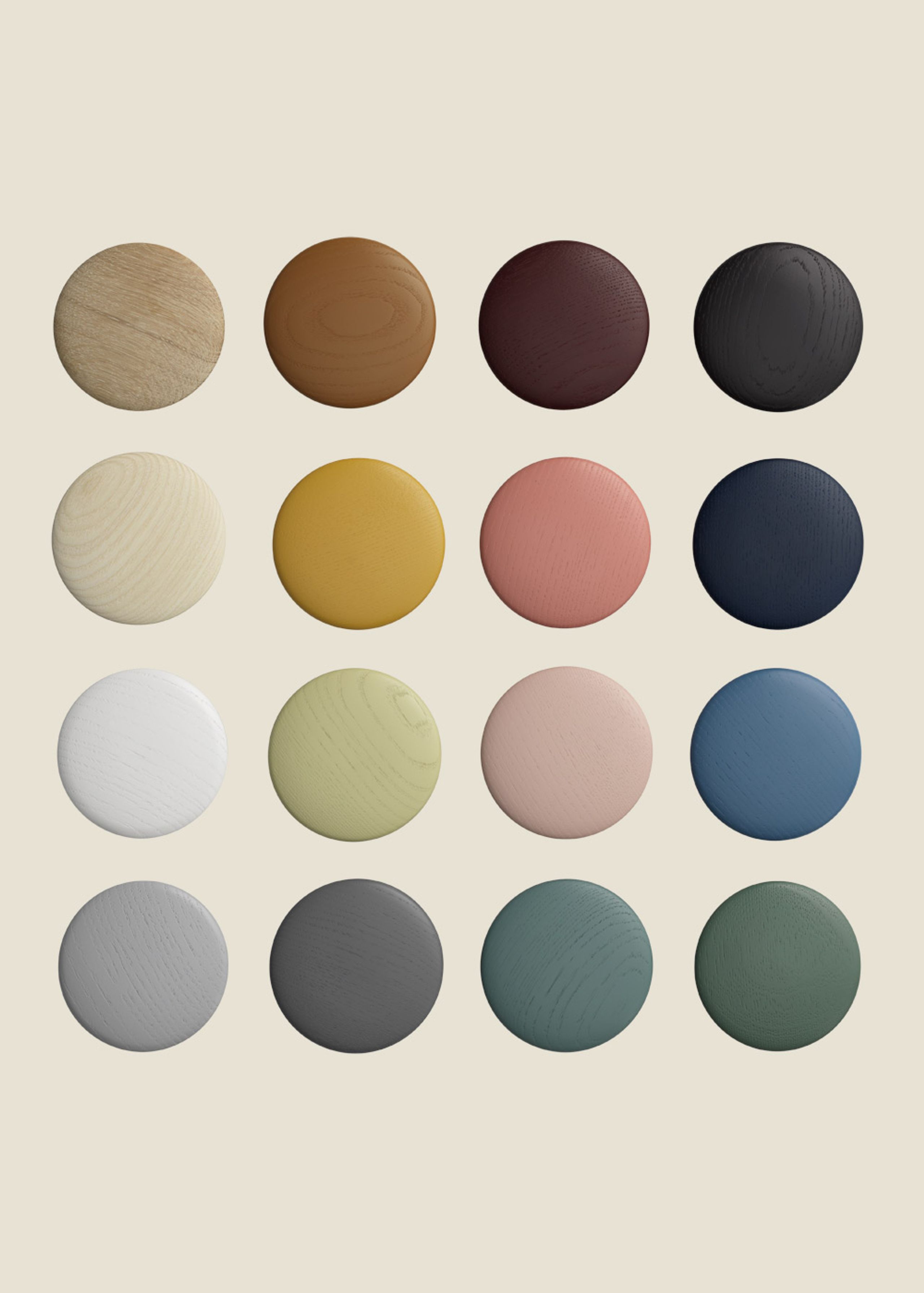 Muuto - Haken - The Dots - Small - Burgundy