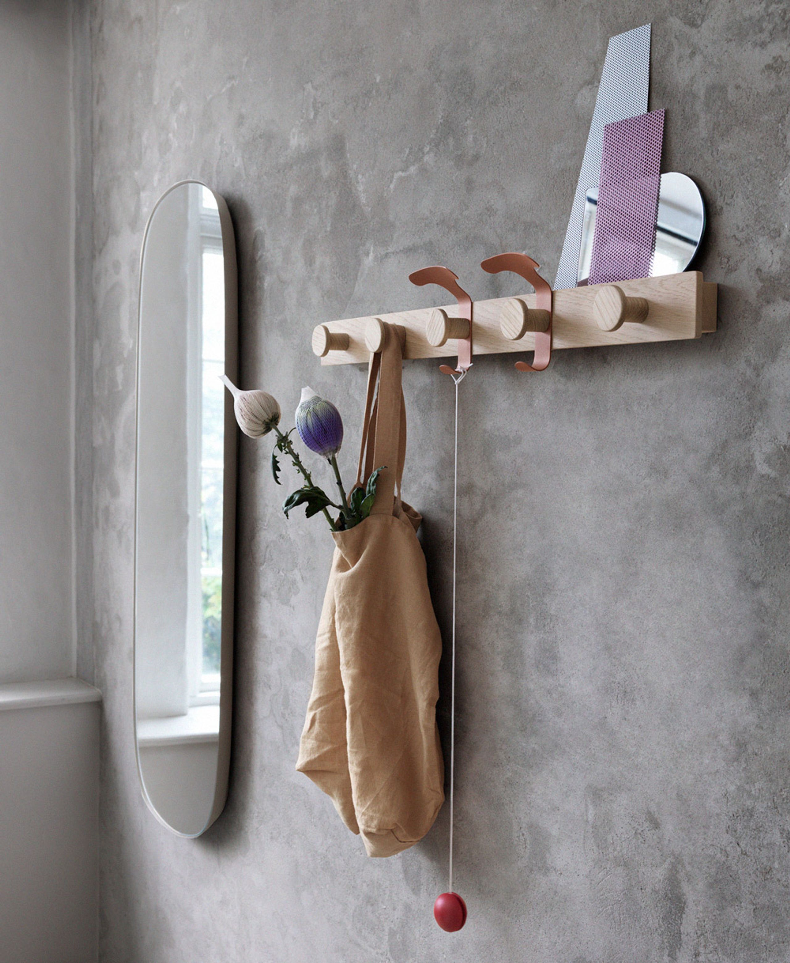 Muuto - Knager - Plank Coat Rack - Oak/Copper Brown