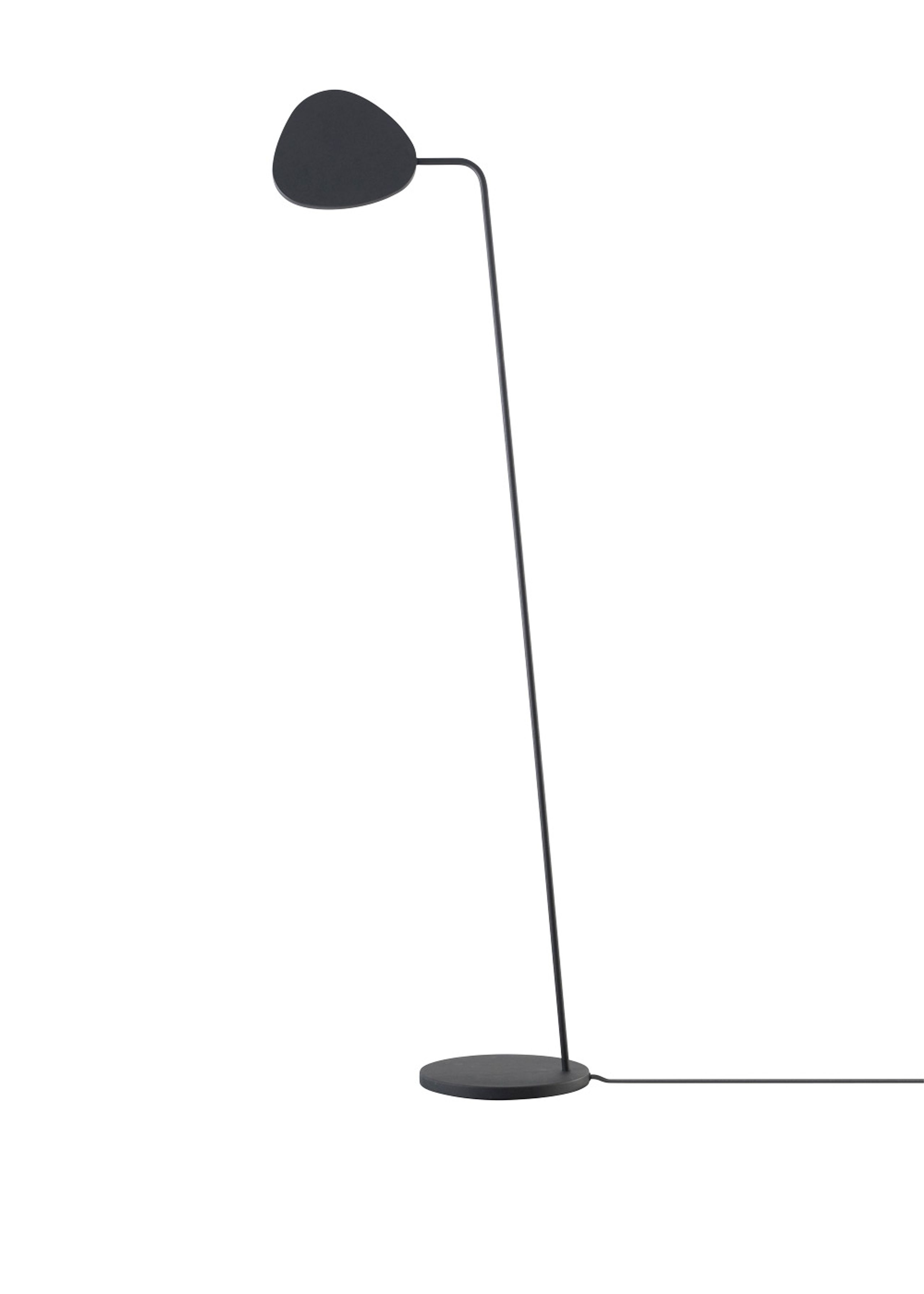 Muuto - Lampe - Leaf Gulvlampe - Sort