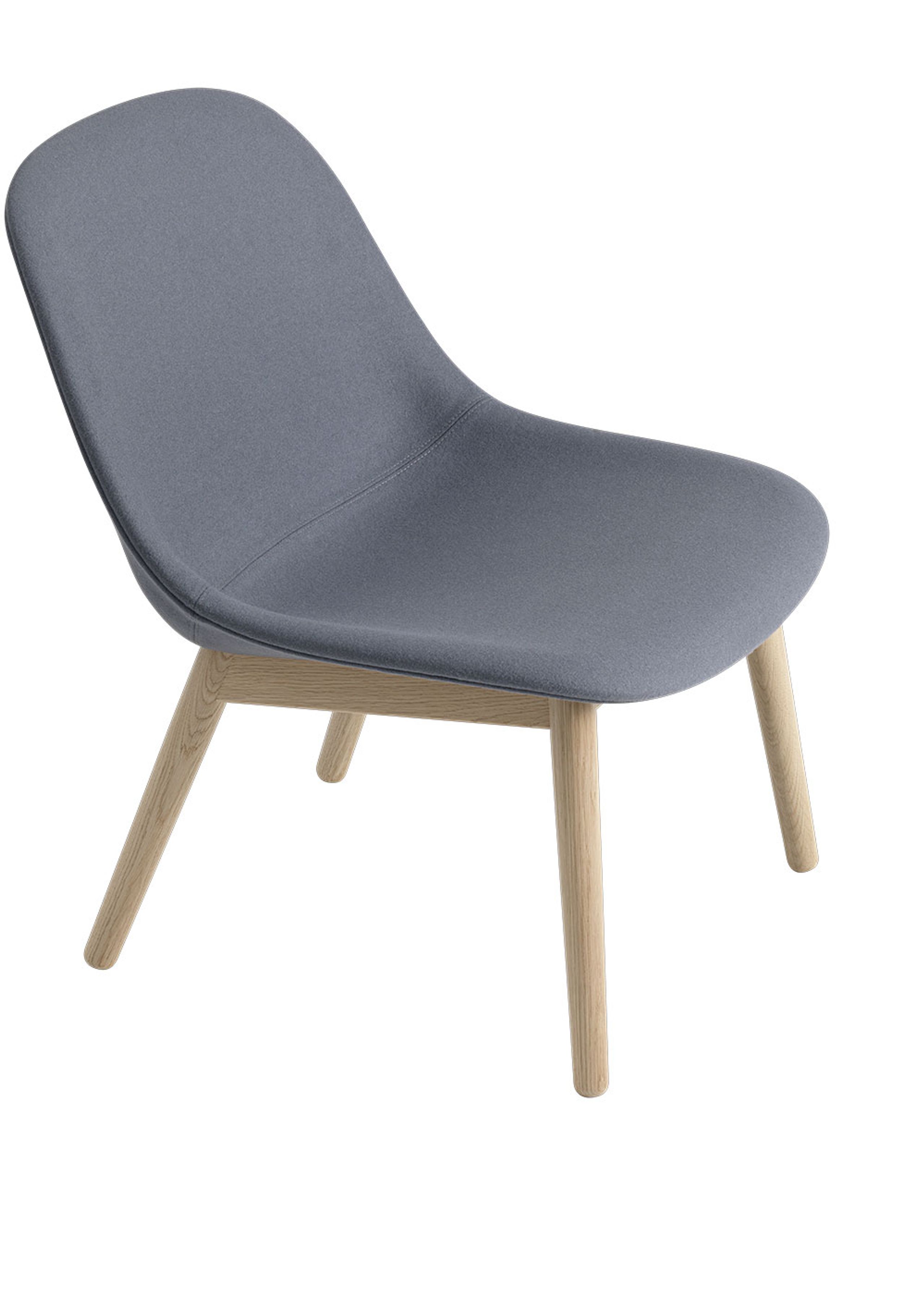 Muuto - Lounge stol - Fiber Lounge Chair - Wood Base - Divina 154/Oak