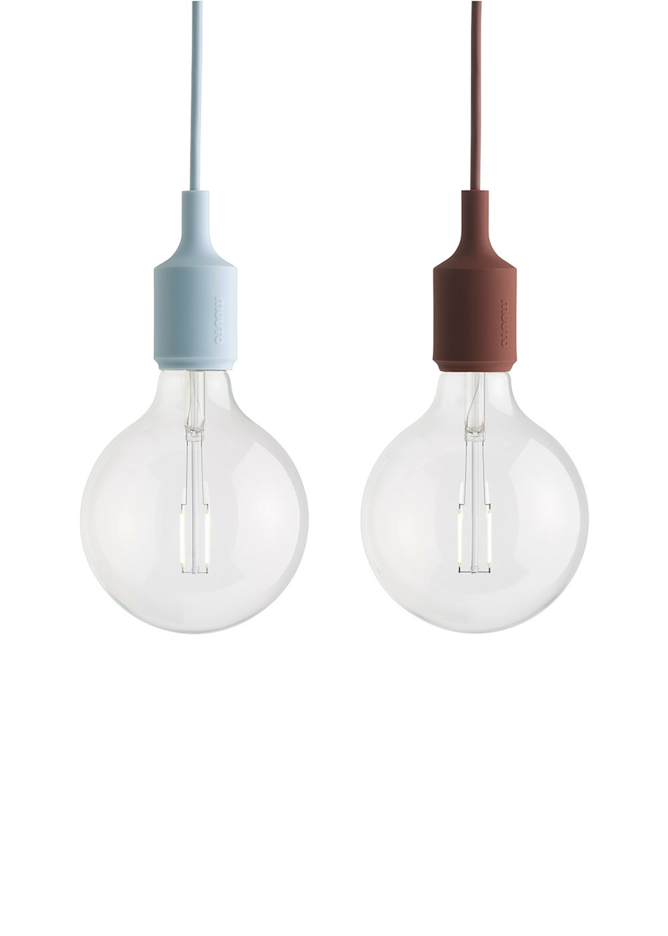 Muuto - Hängande lampa - E27 - Deep Red