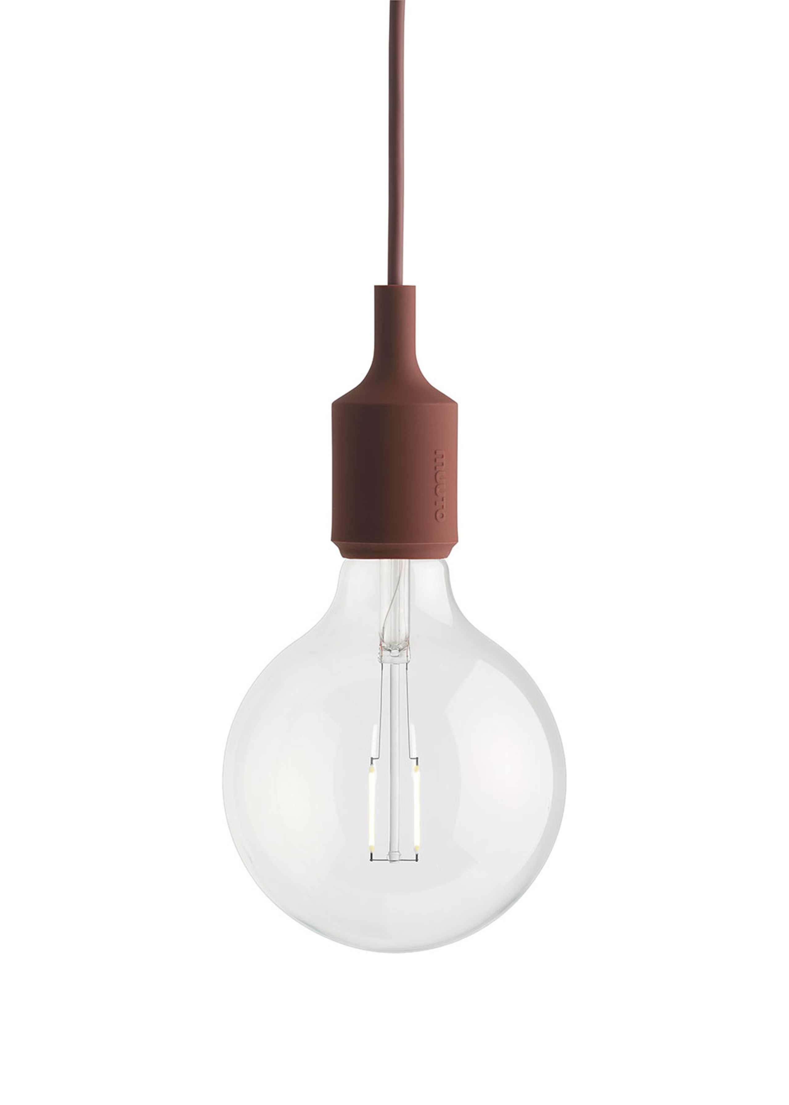 Muuto - Hängande lampa - E27 - Deep Red