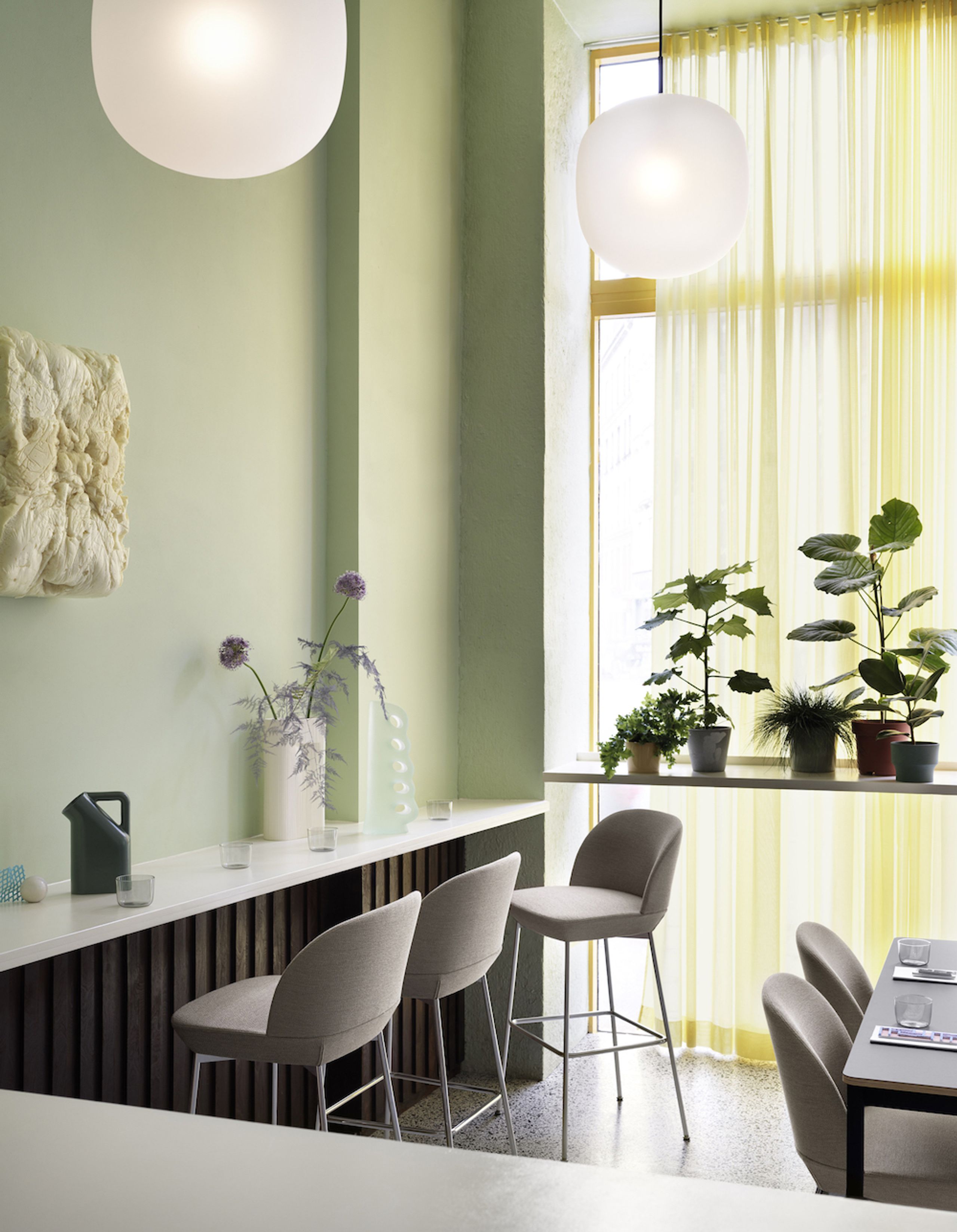 Muuto - Hängande lampa - Rime Pendant Lamp - Deep Red