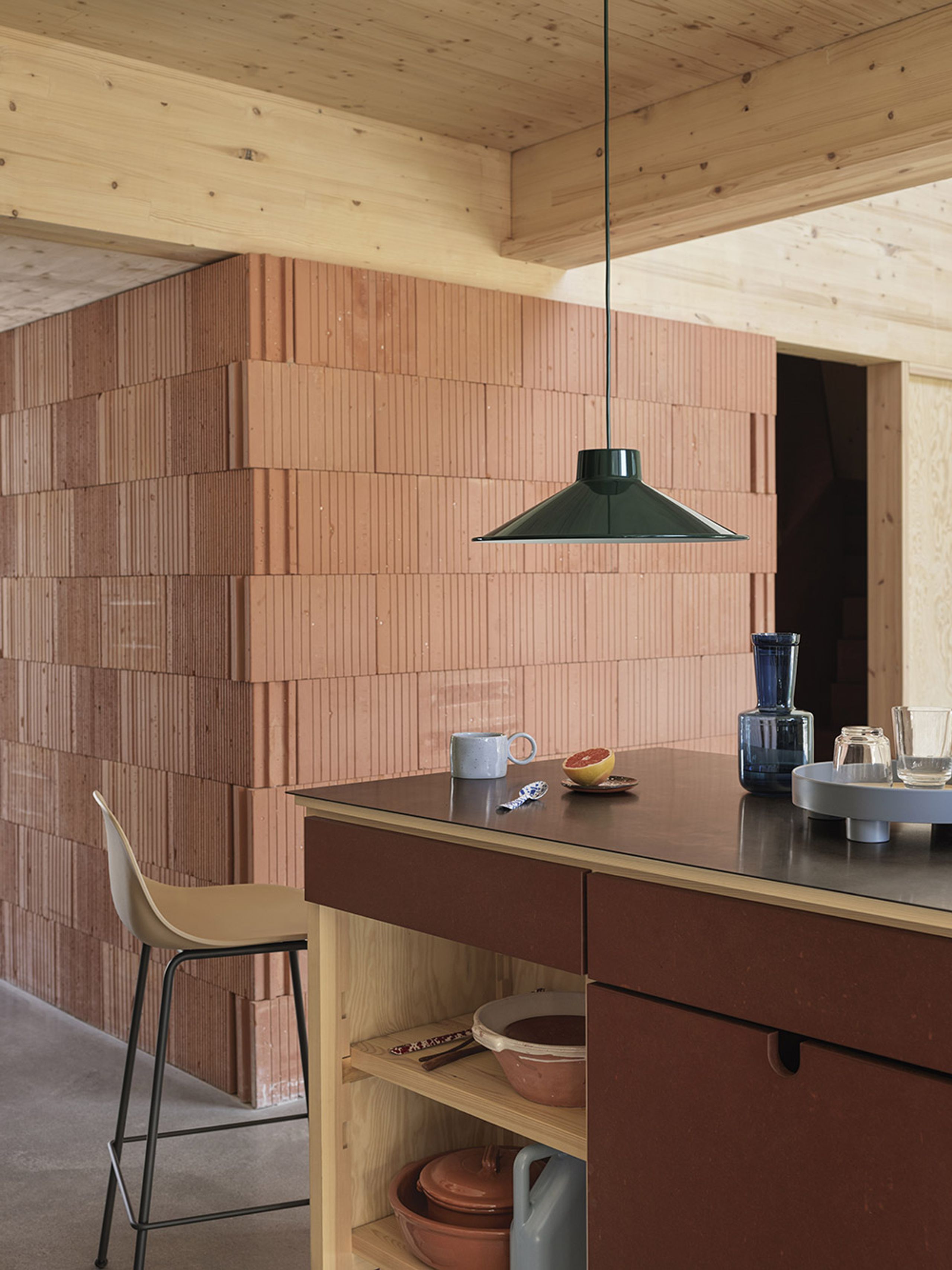 Muuto - Hängande lampa - Top Pendant - Large - Sand