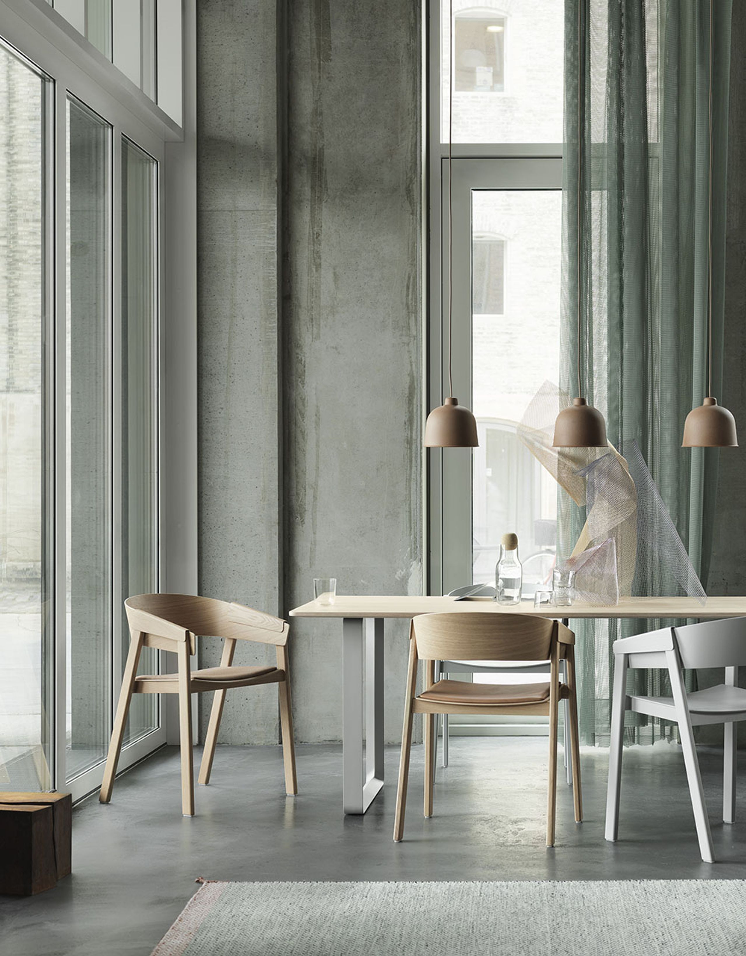 Muuto - Hänglampa - GRAIN - Dusty Green