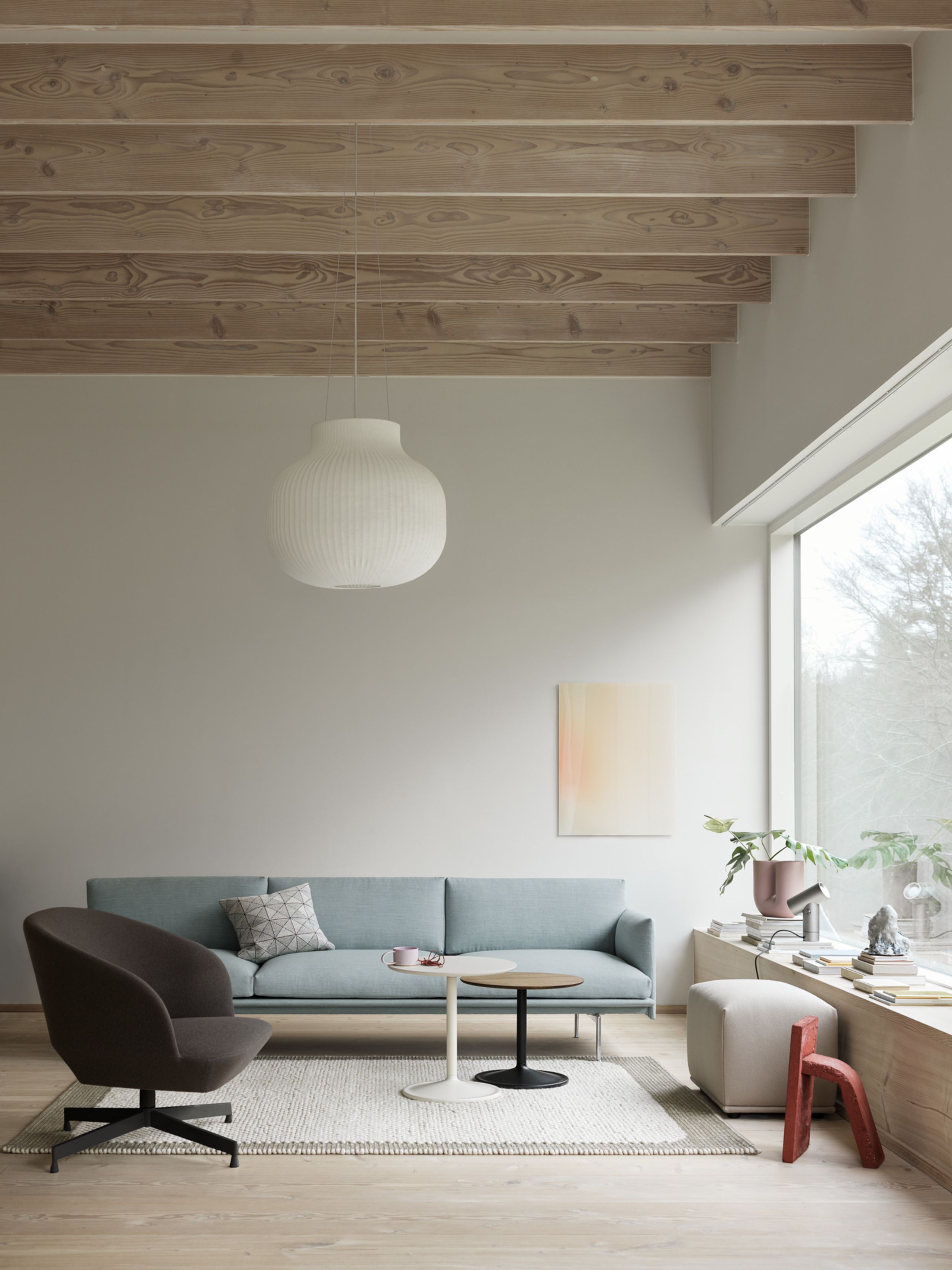 Muuto - Pendler - Strand Pendant Lamp - Lukket Ø45 / White