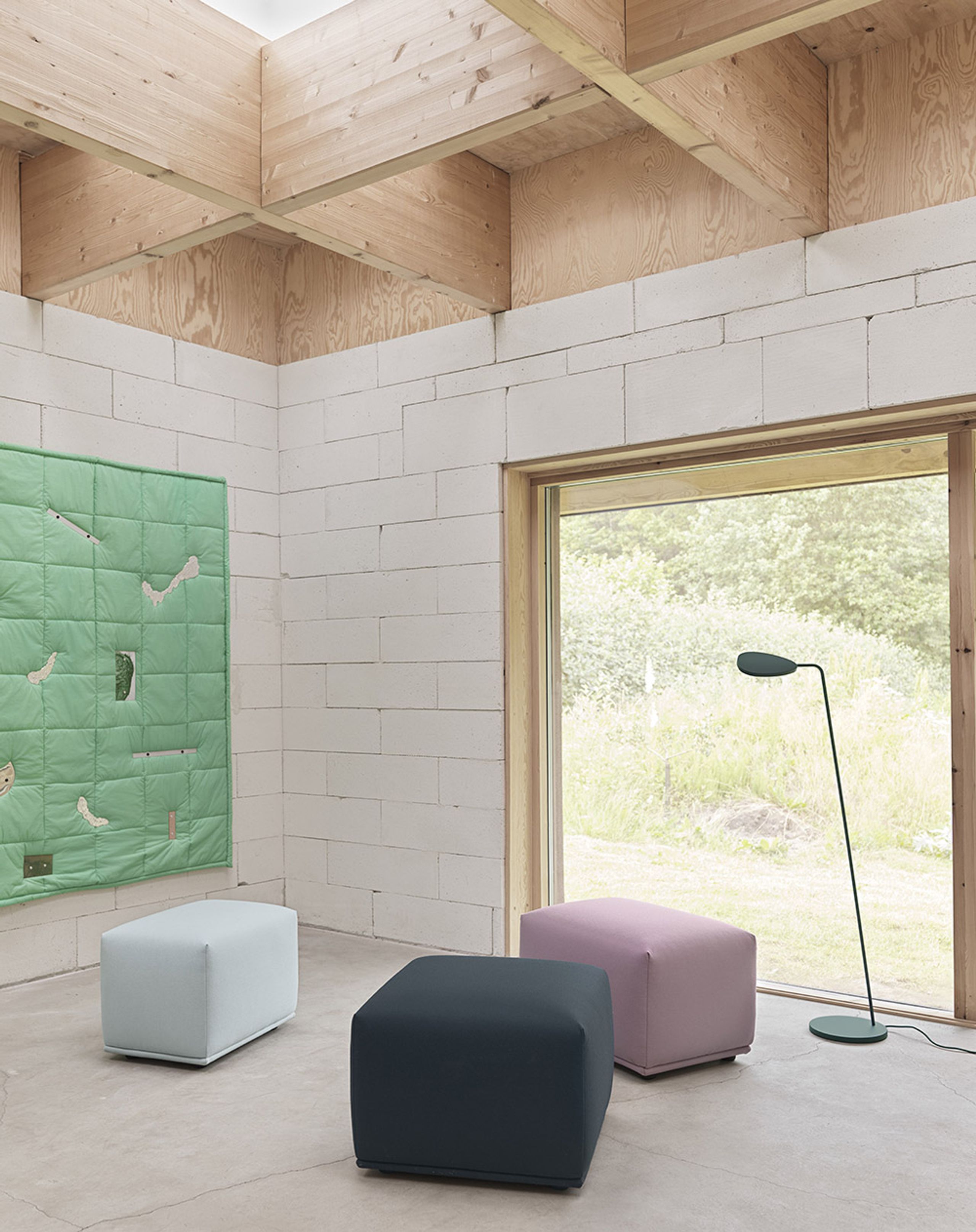 Muuto - Pouf - Echo Pouf - Vidar 542