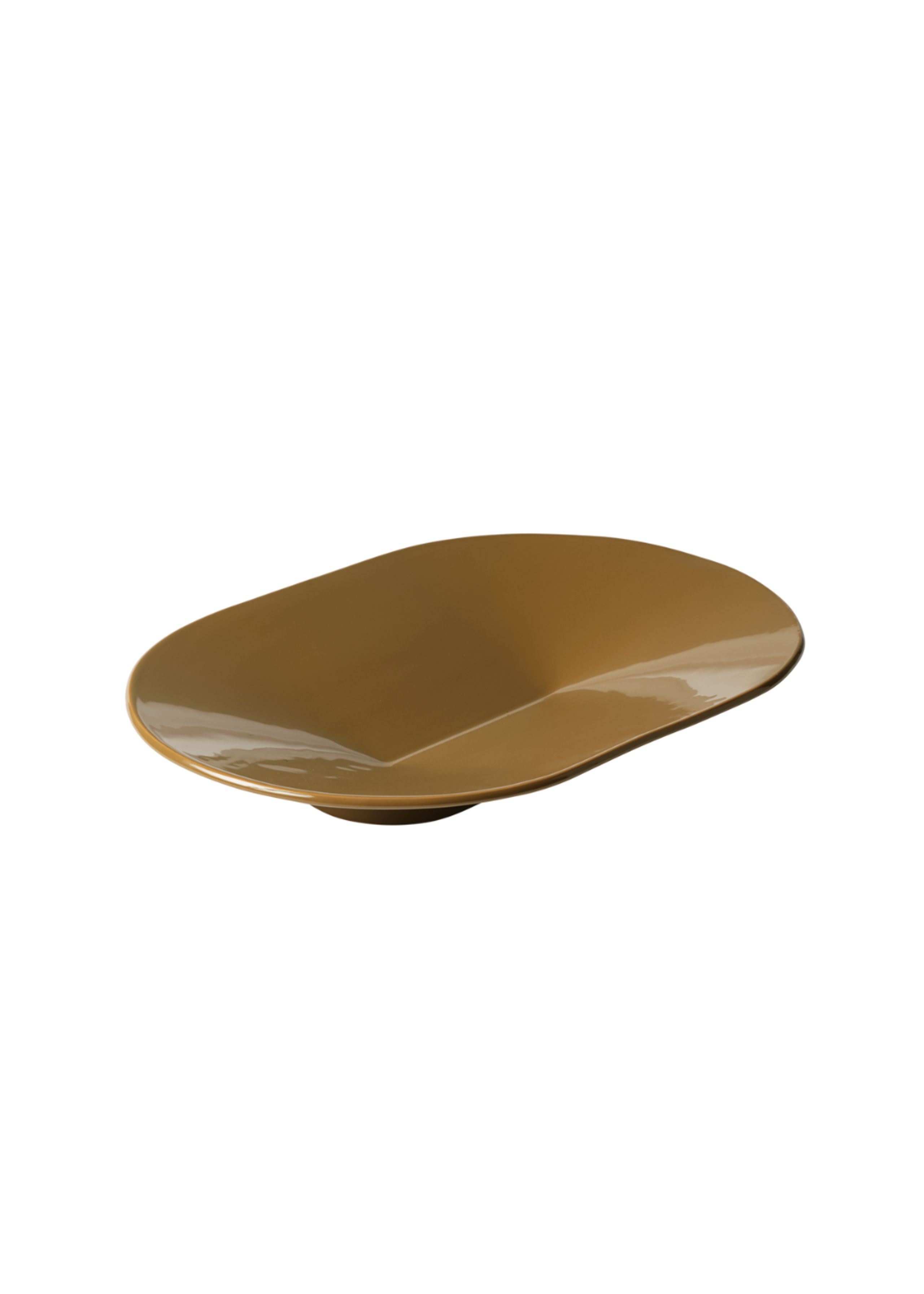 Muuto - Serving platter - Mere Bowl - Brown Green