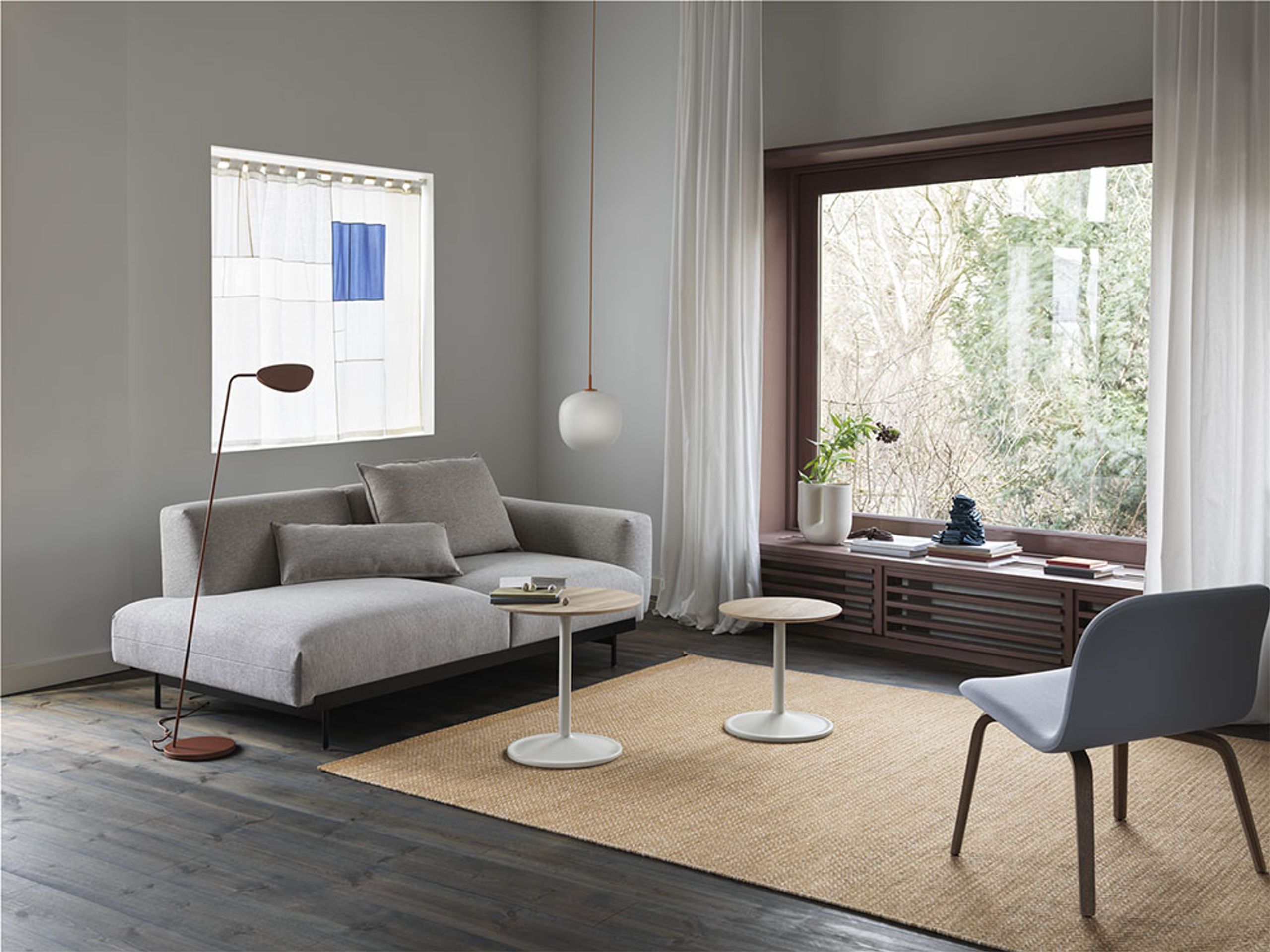 Muuto - Sidebord - Soft Side Table - Black Nanolaminate / Black