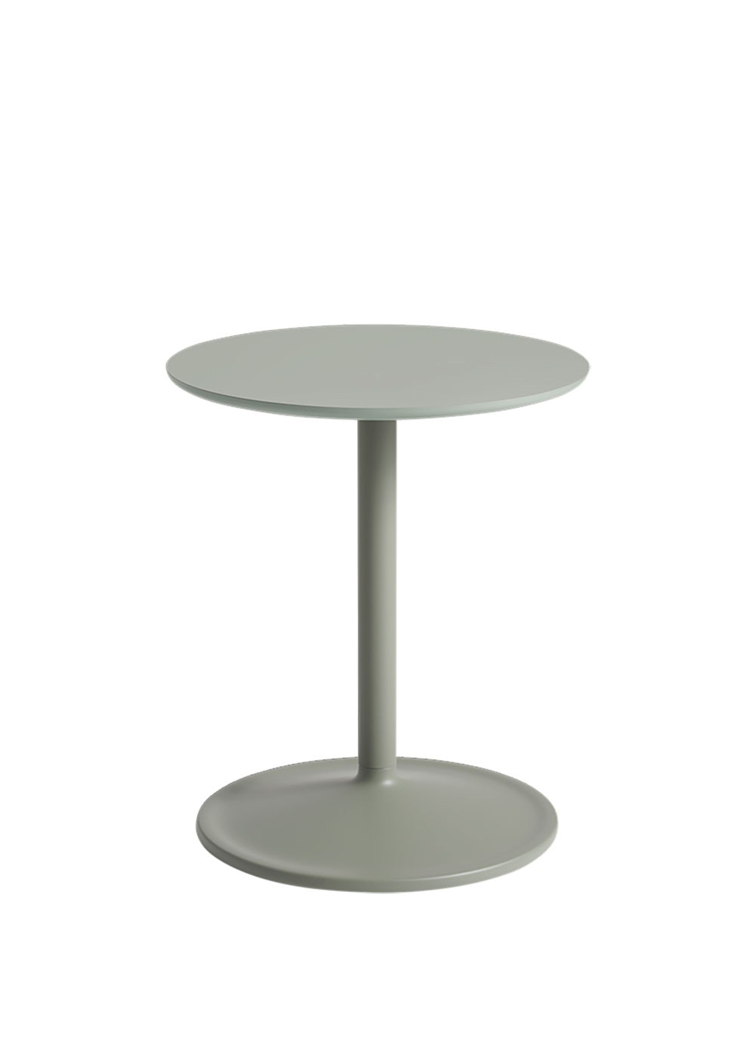 Muuto - Sidobord - Soft Side Table - Dusty Green Laminate / Dusty Green