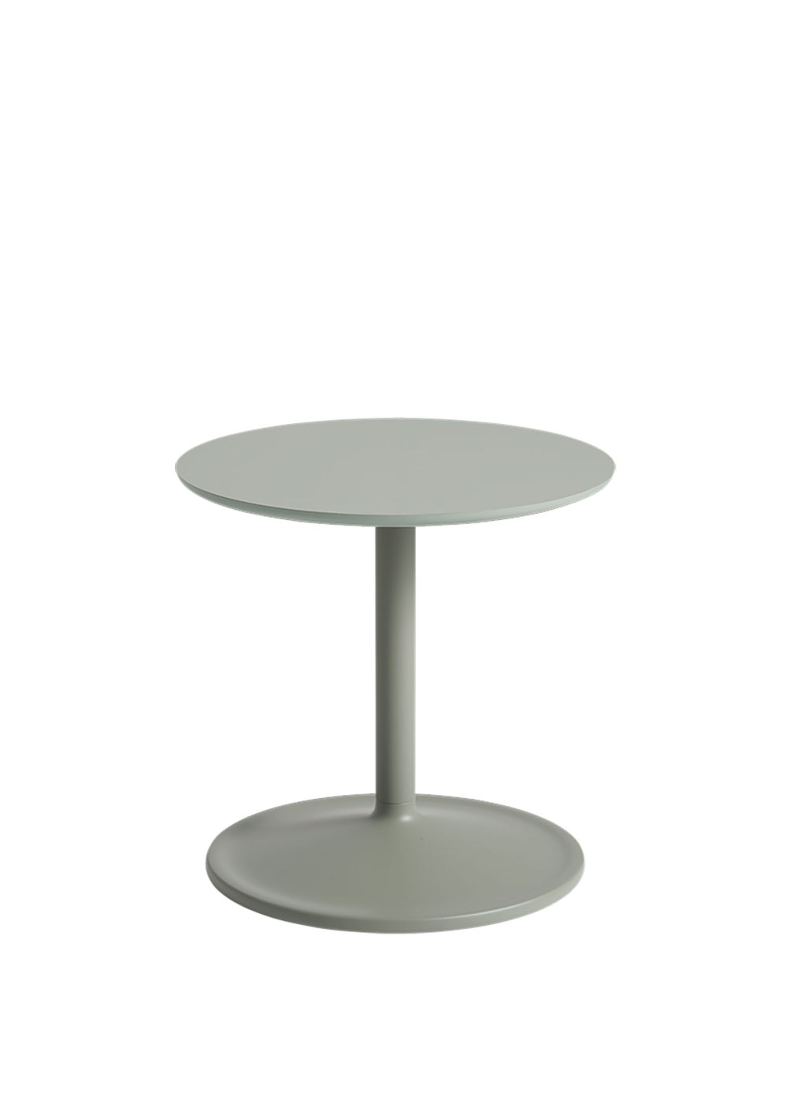 Muuto - Sidobord - Soft Side Table - Dusty Green Laminate / Dusty Green