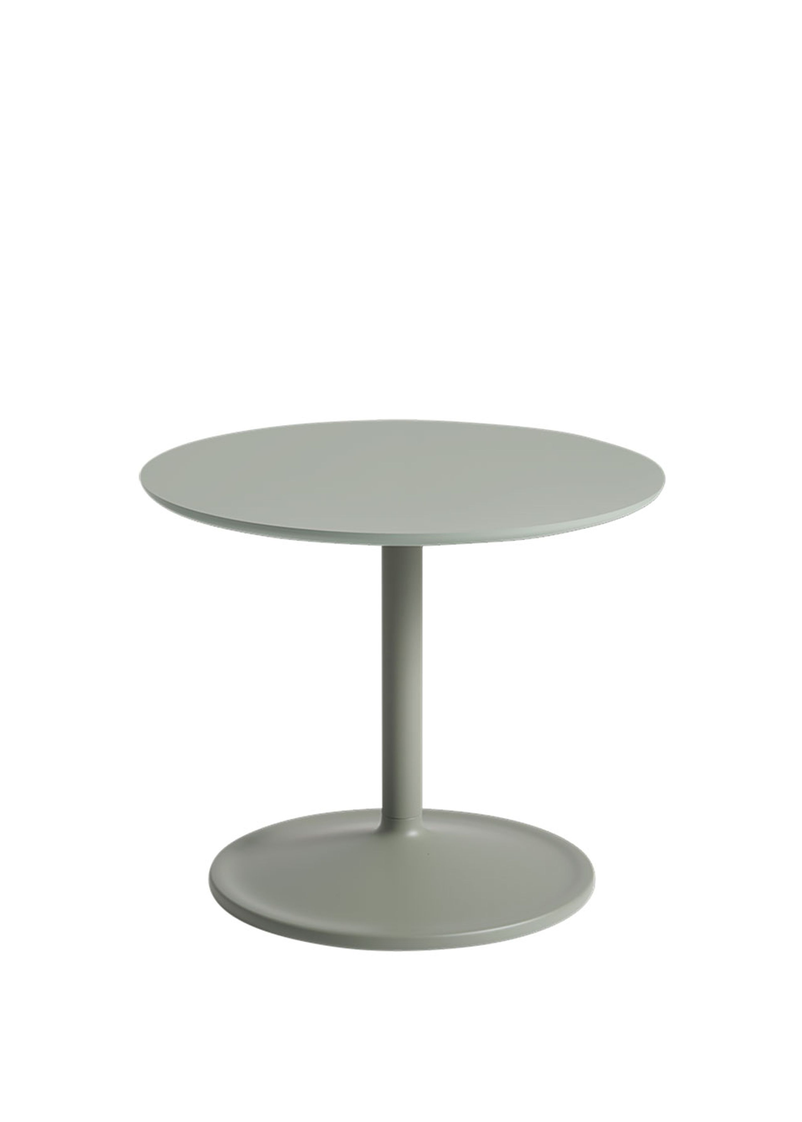 Muuto - Sidobord - Soft Side Table - Dusty Green Laminate / Dusty Green