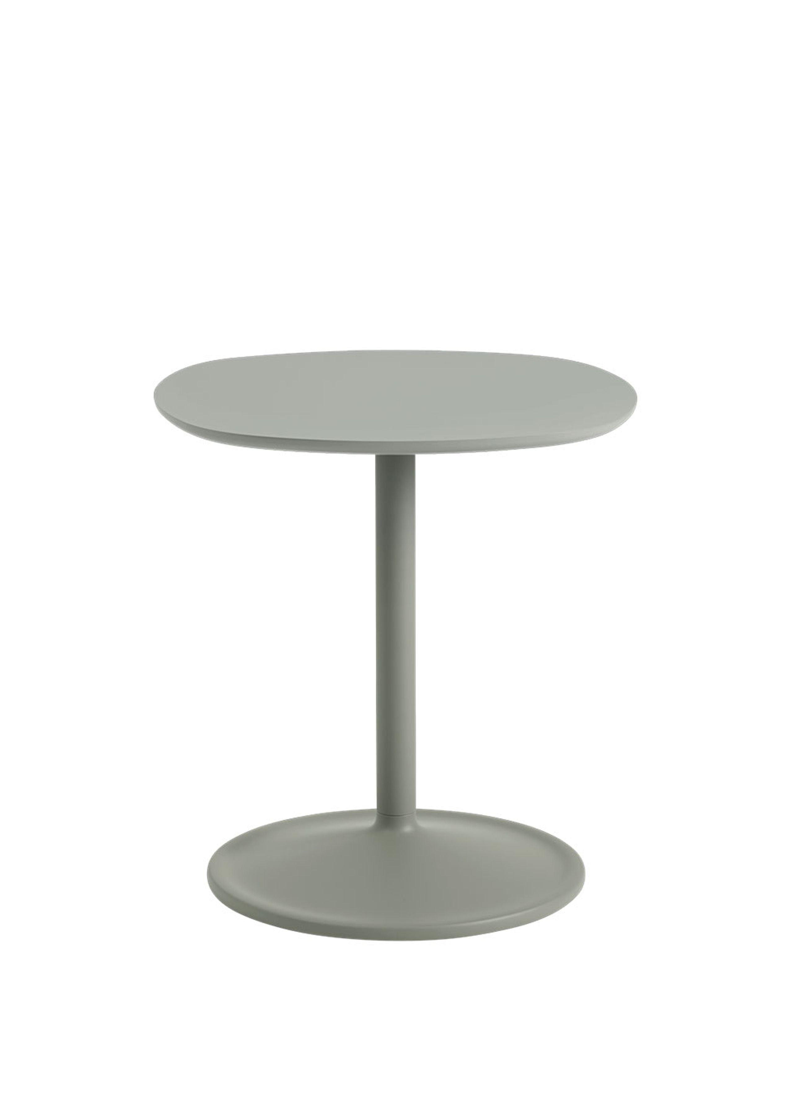 Muuto - Sidobord - Soft Side Table - Dusty Green Laminate / Dusty Green