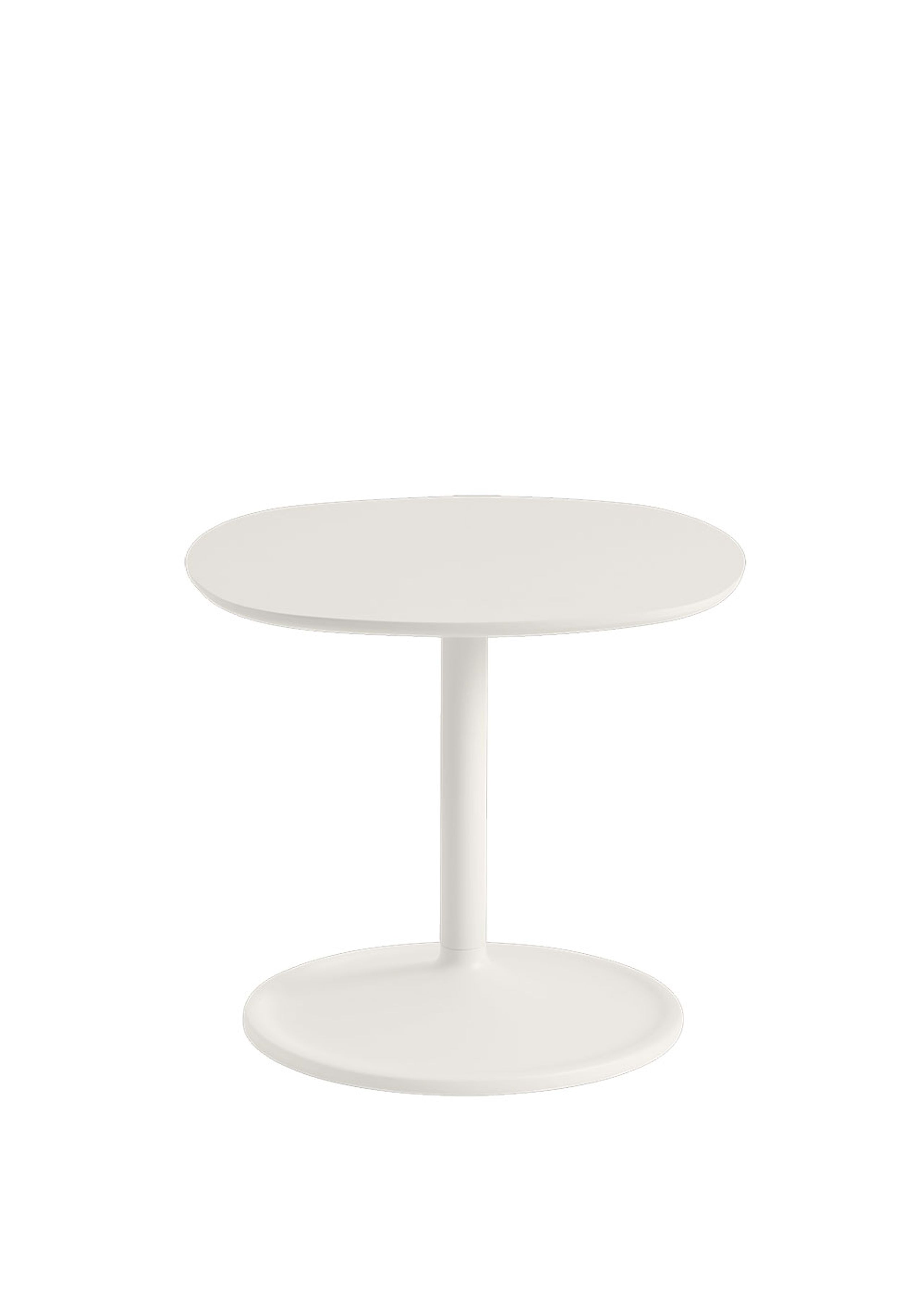 Muuto - Beistelltisch - Soft Side Table - Off-White Linoleum / Off-White