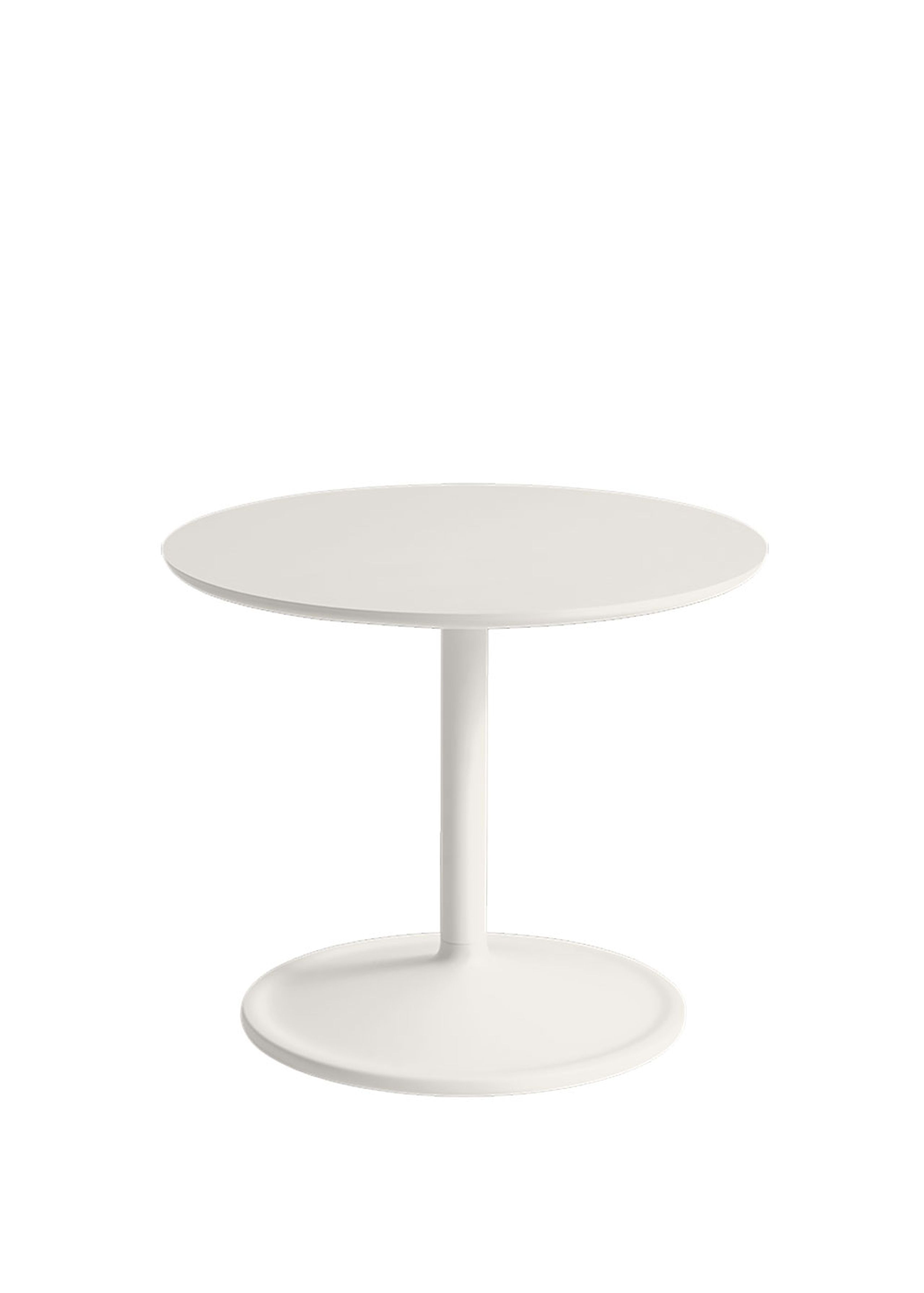 Muuto - Beistelltisch - Soft Side Table - Off-White Linoleum / Off-White