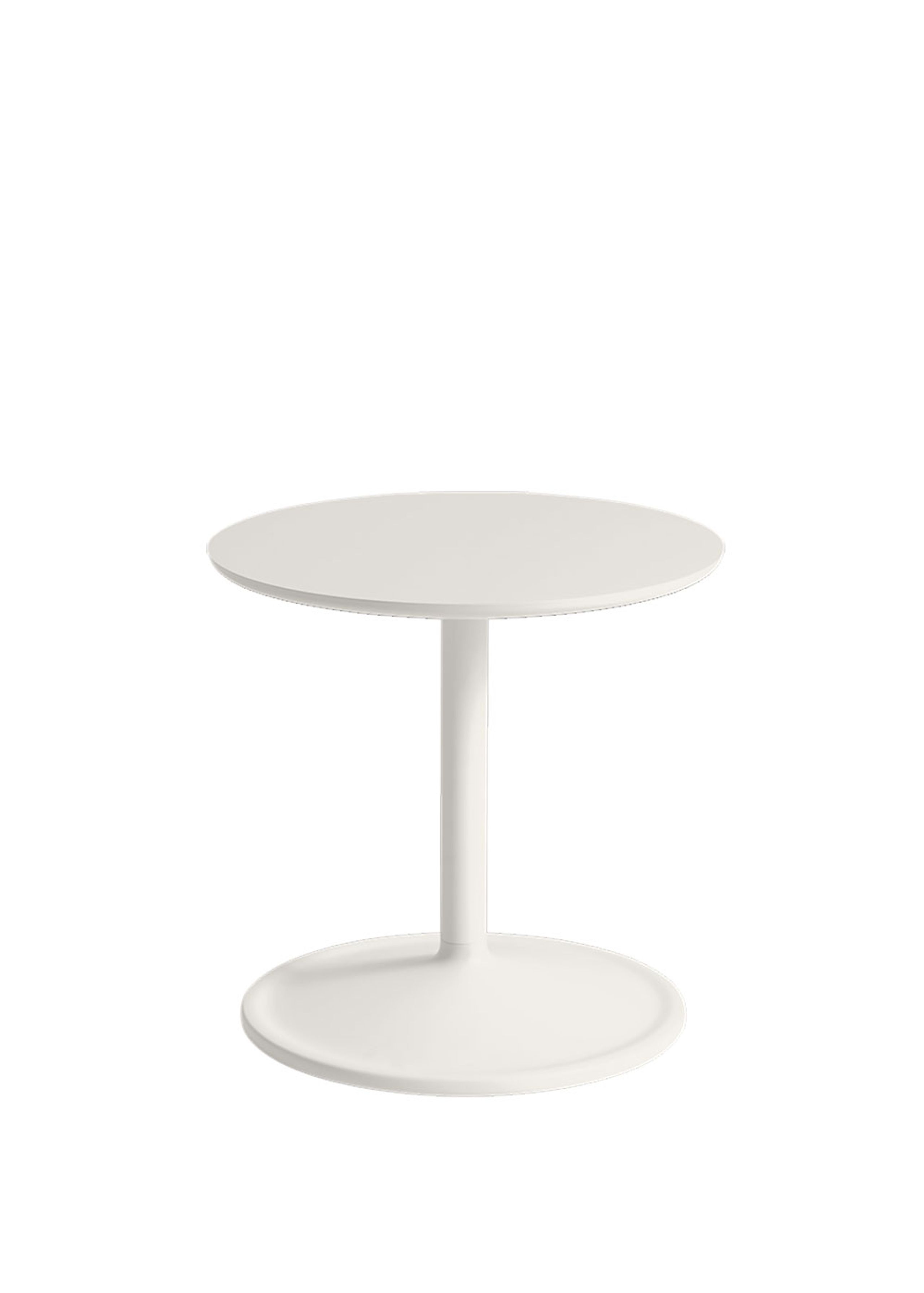 Muuto - Beistelltisch - Soft Side Table - Off-White Linoleum / Off-White