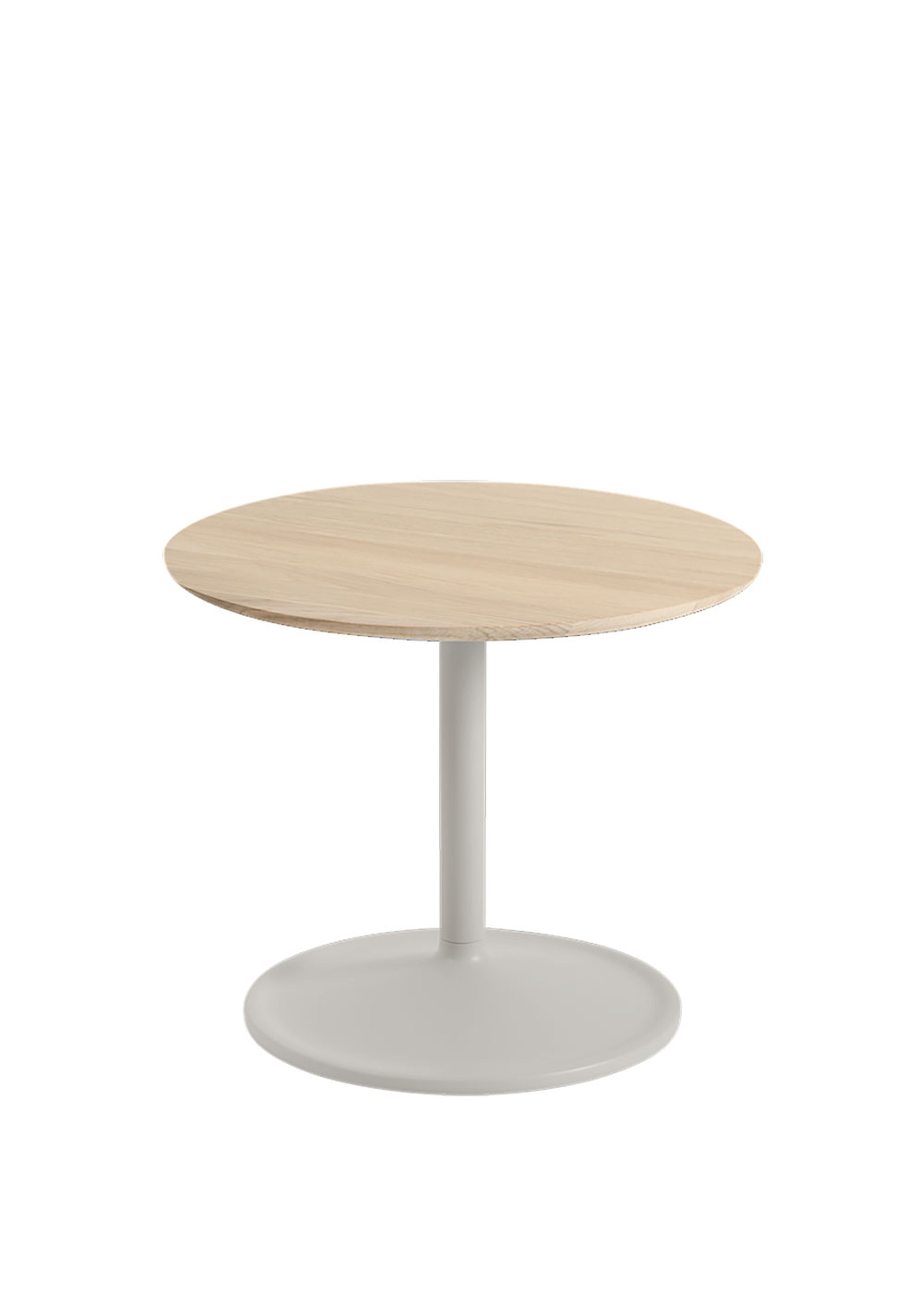 Muuto - Sidobord - Soft Side Table - Solid Oak / Grey