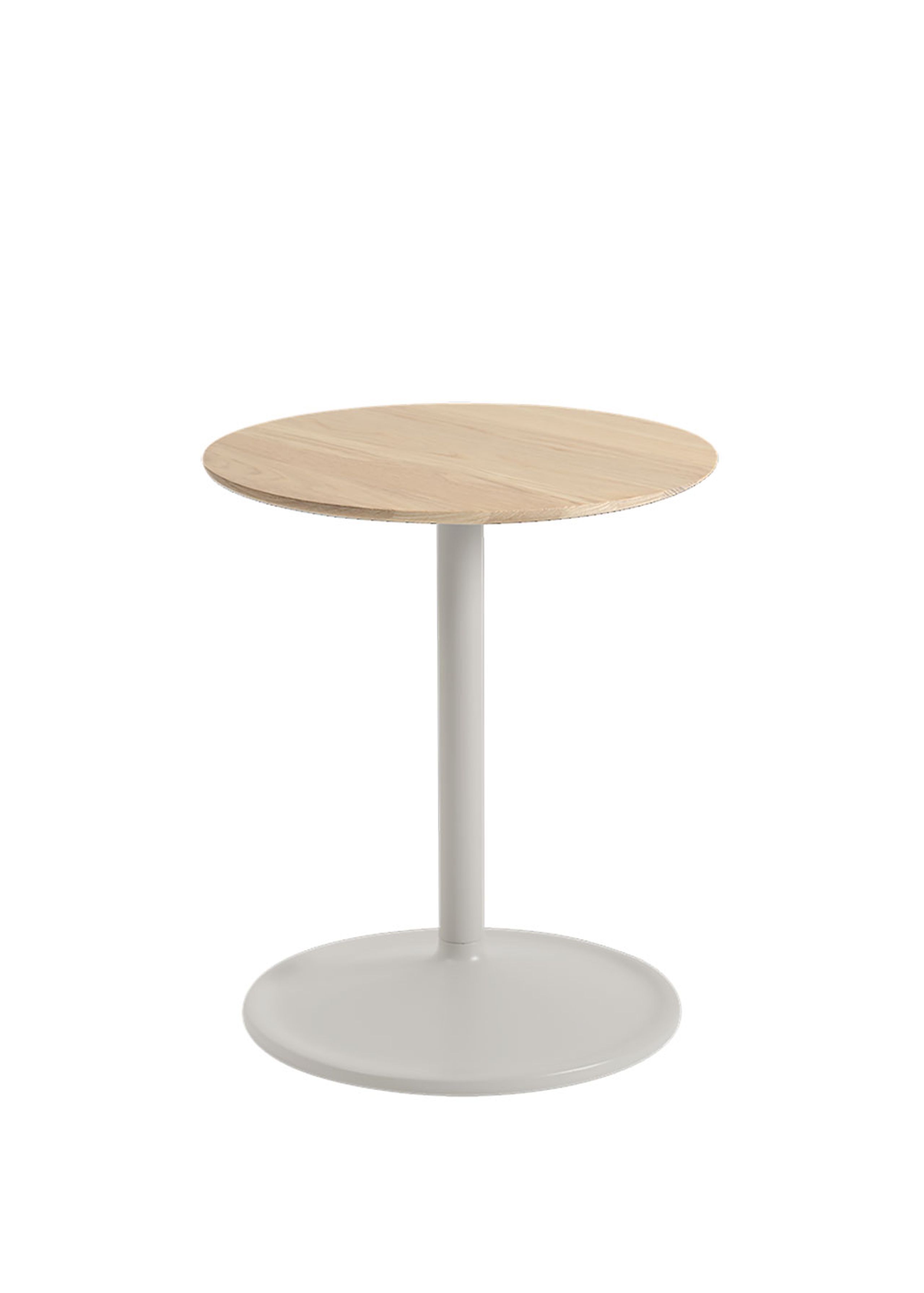 Muuto - Sidobord - Soft Side Table - Solid Oak / Grey