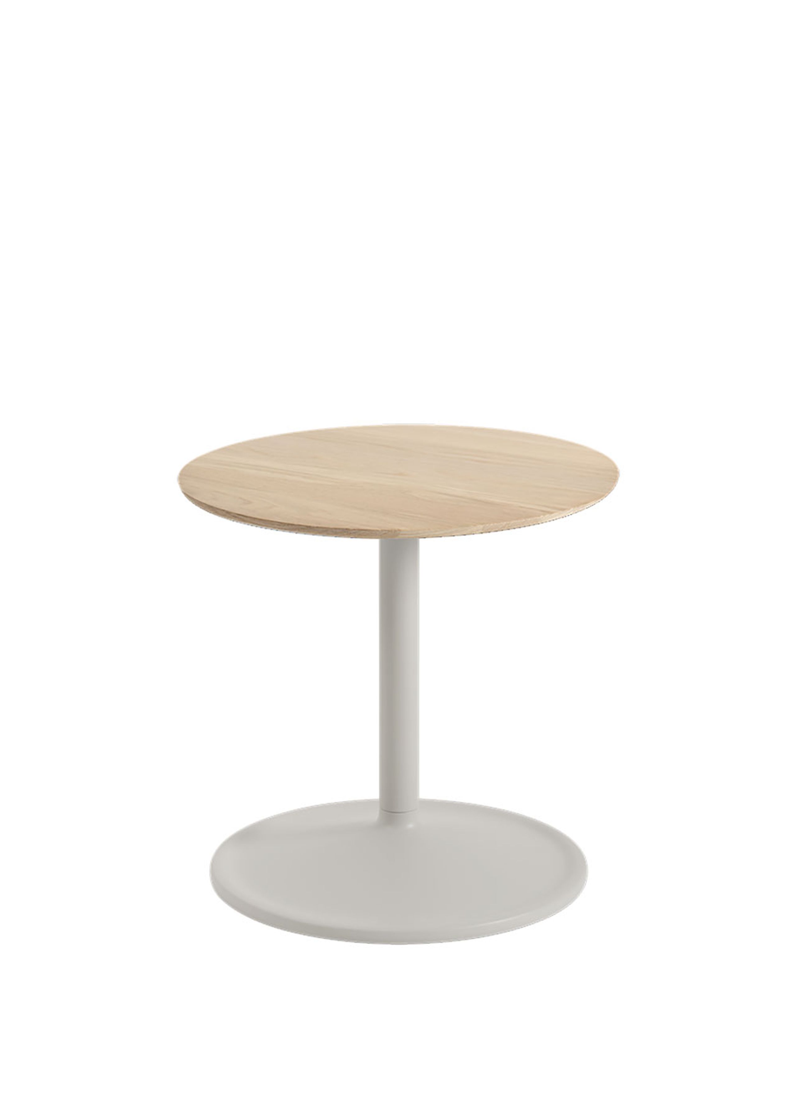 Muuto - Sidobord - Soft Side Table - Solid Oak / Grey