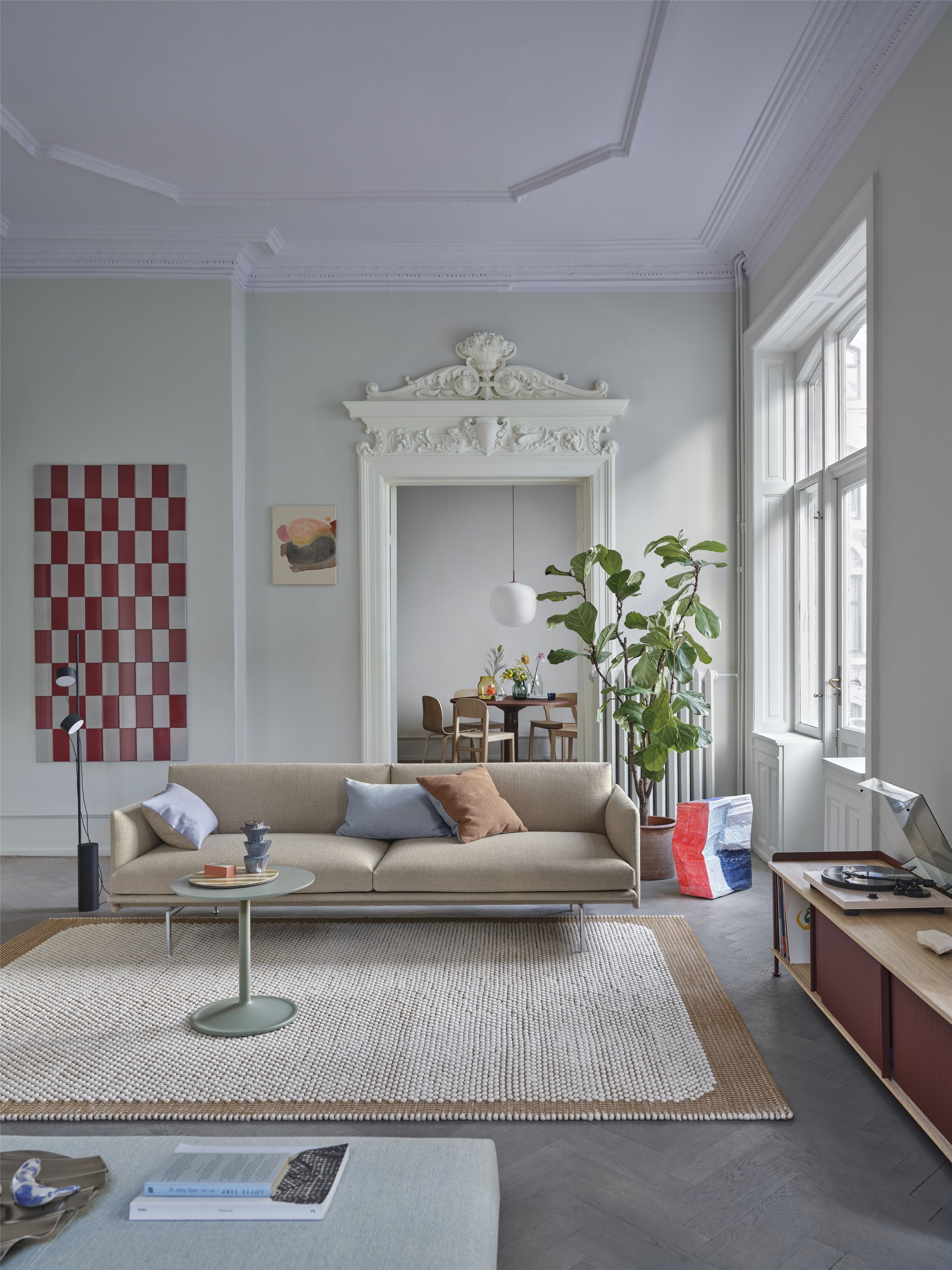 Muuto - Sideboard - Enfold Sidetable by Muuto - Oak / Grey