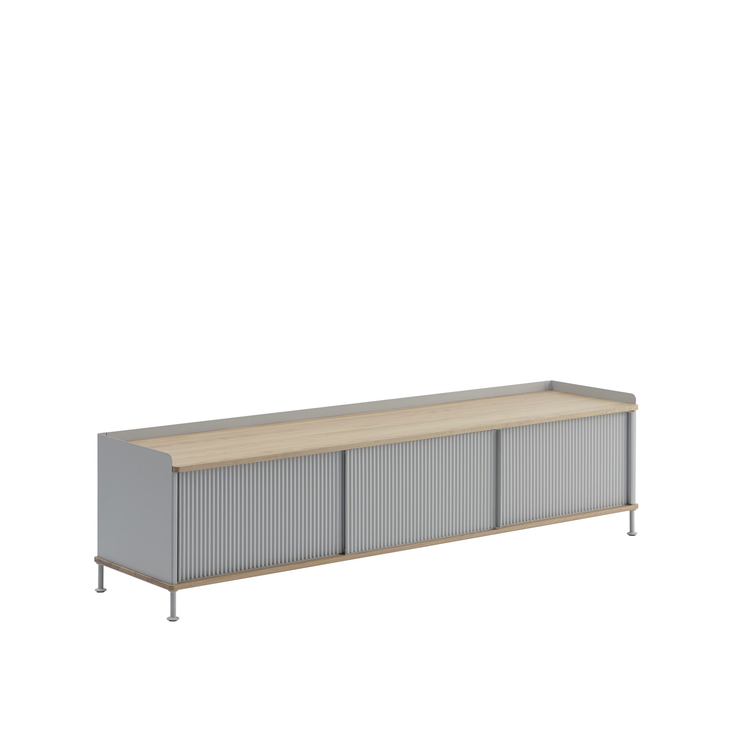 Muuto - Sideboard - Enfold Sidetable by Muuto - Oak / Grey
