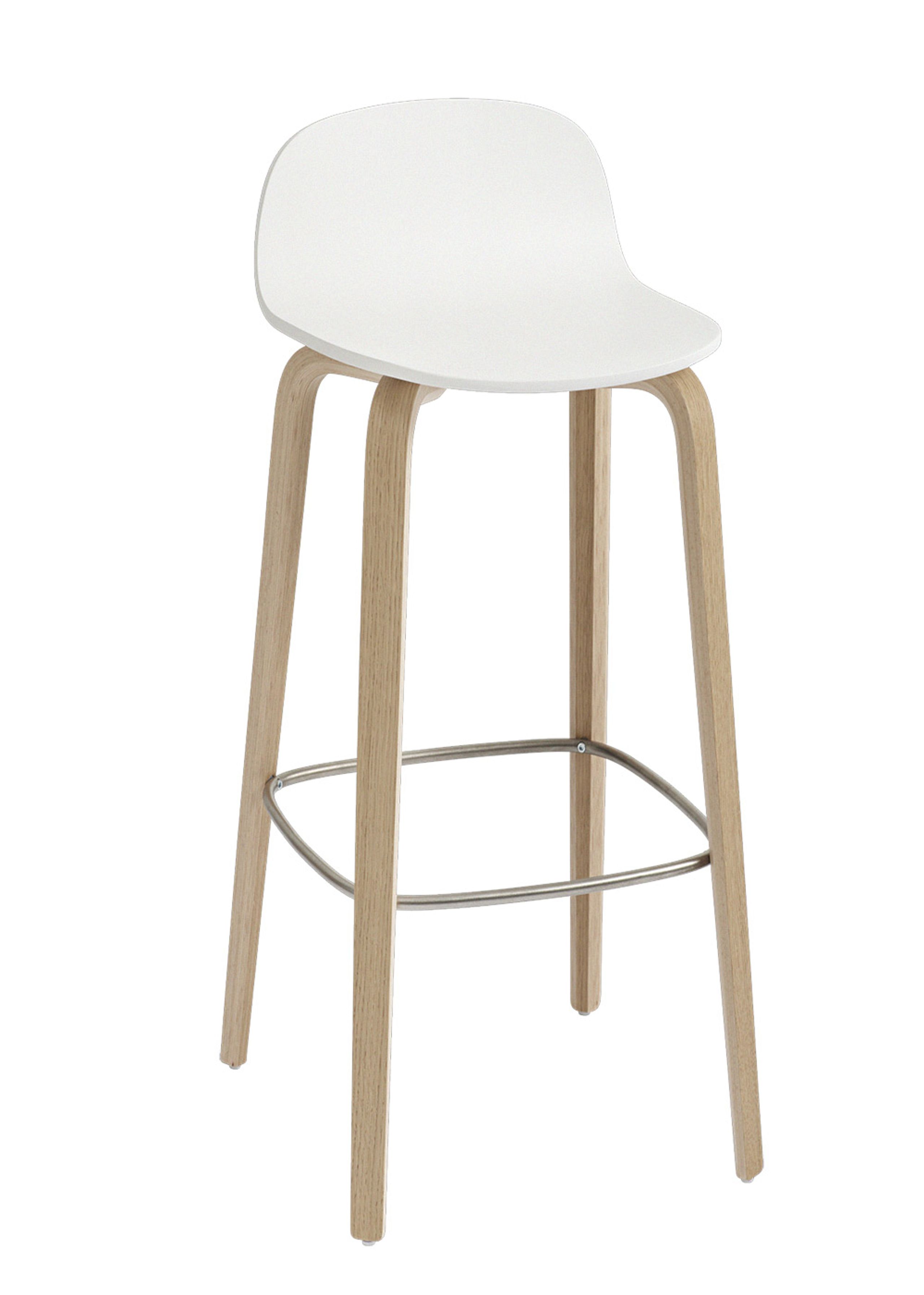 Muuto - Hocker - Visu Bar Stool - Oak/White