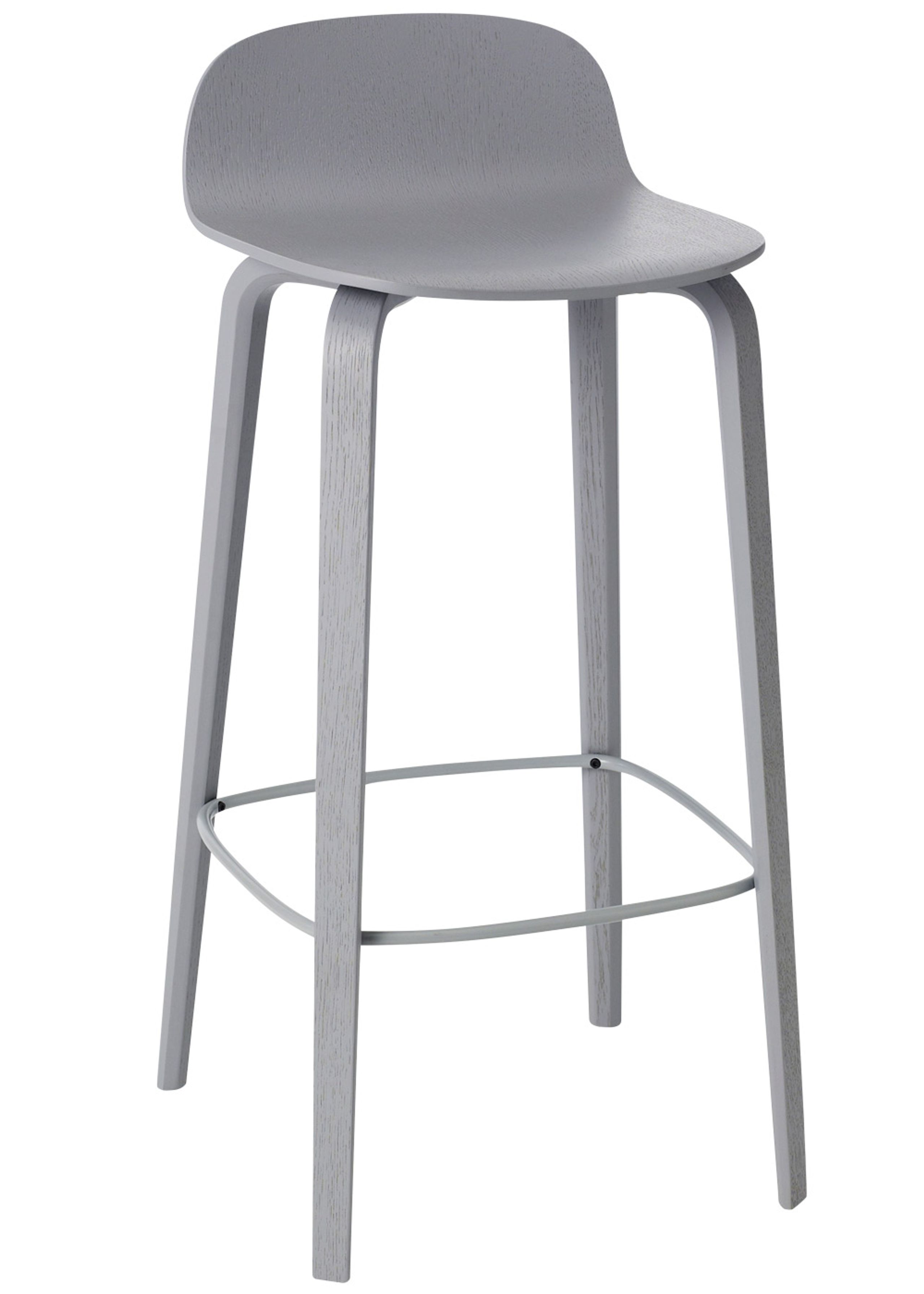 Muuto - Banqueta - Visu Bar Stool - Grey
