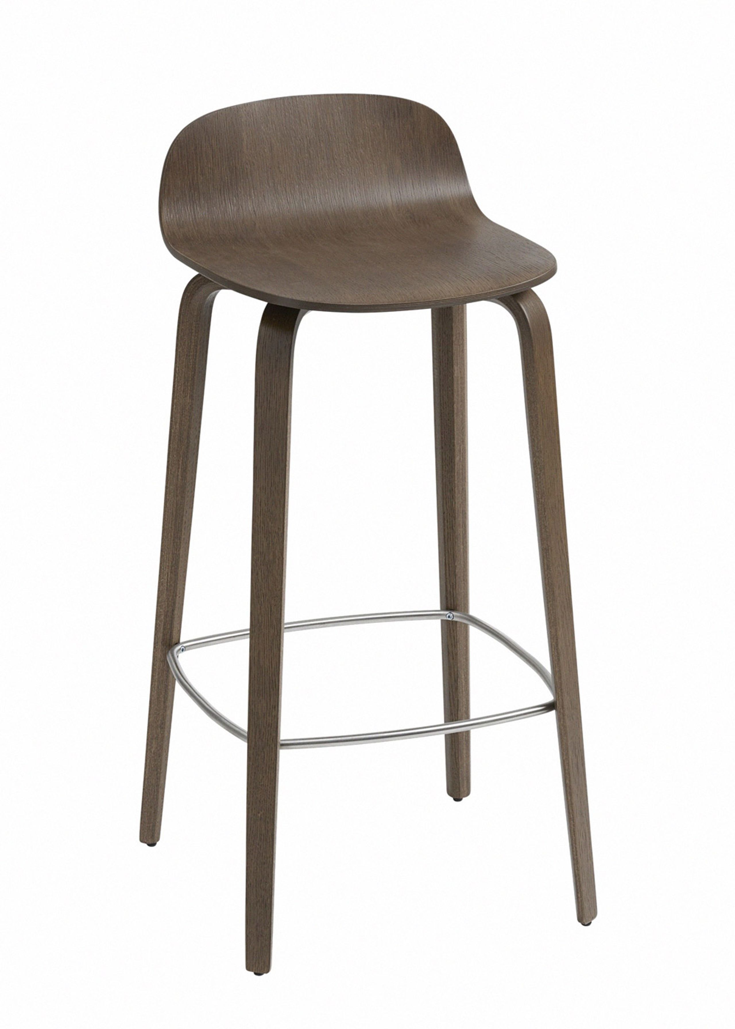 Muuto - Tabouret - Visu Bar Stool - Dark Brown Stained