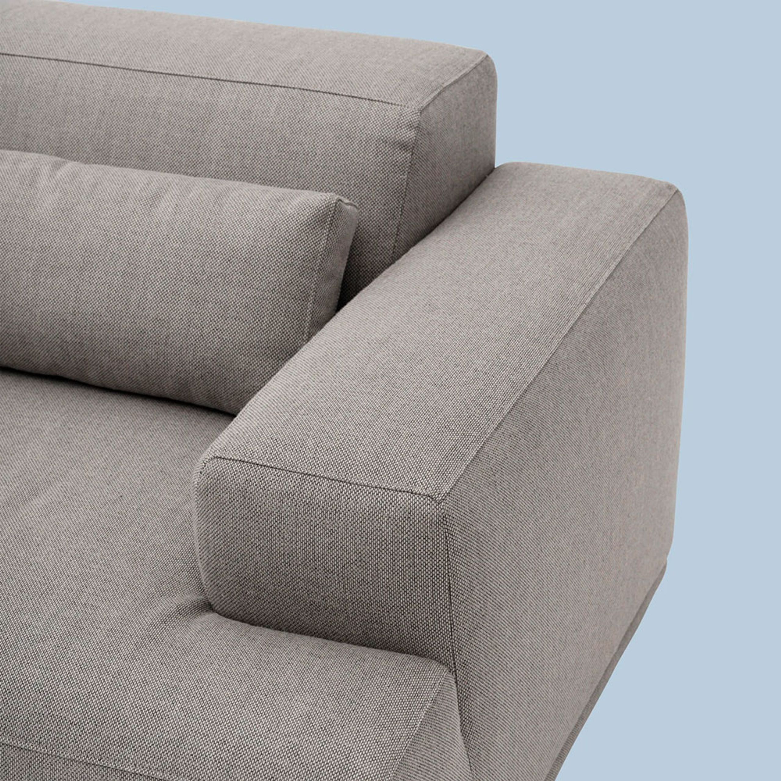 Muuto - Sofa - Connect Soft Modular - Modules - Left Armrest Chaise Longue (G) - Re-wool 128