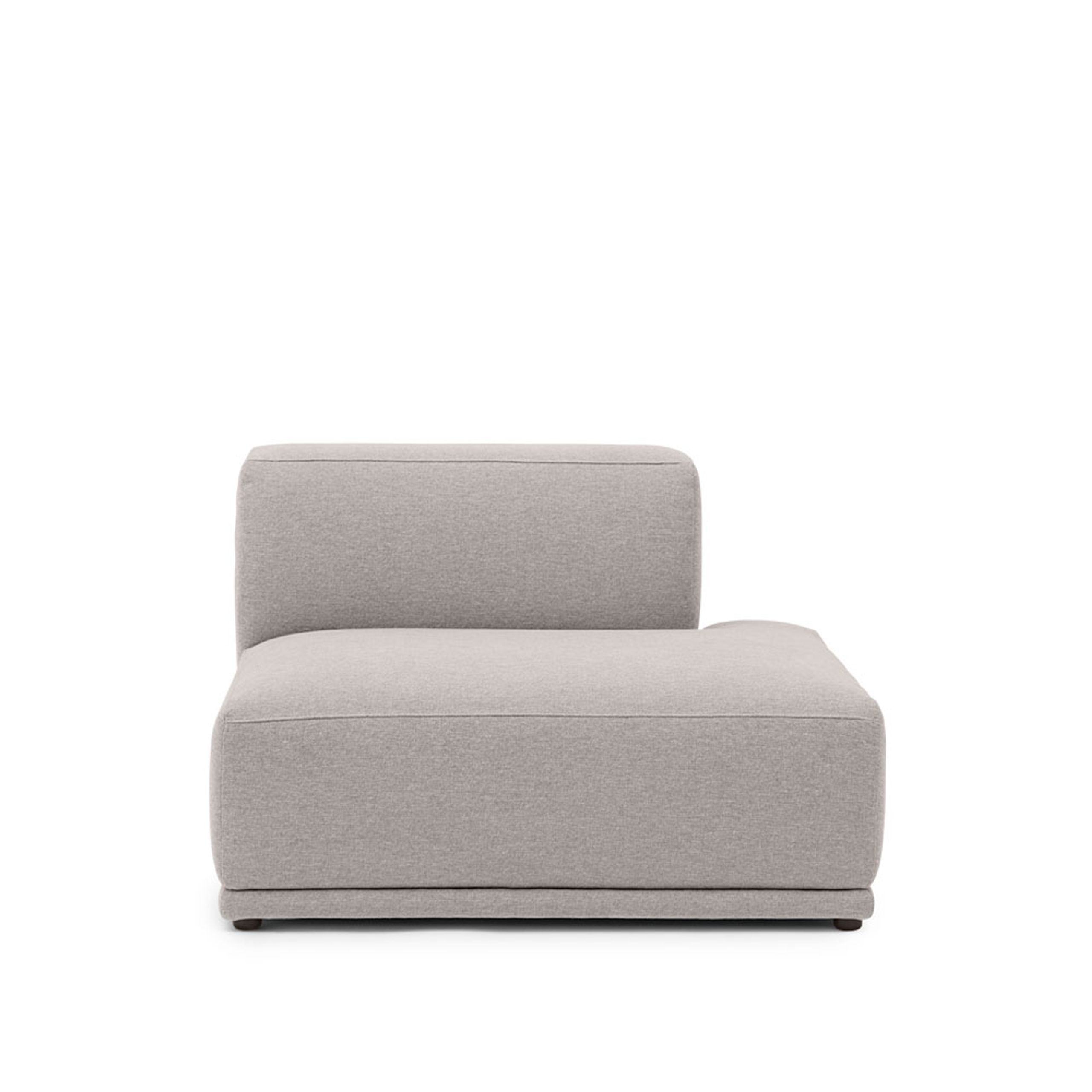 Muuto - Kanapa - Connect Soft Modular - Modules - Right Open-ended (D) - Clay 12