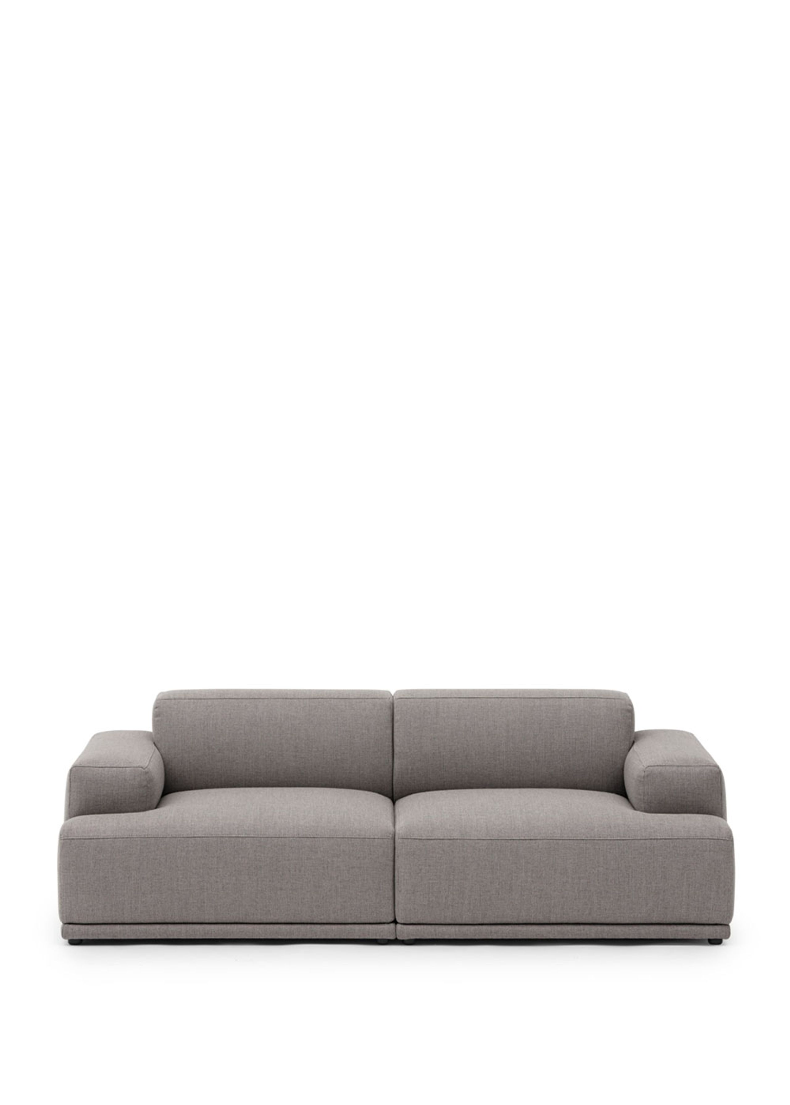 Muuto - Sofa - Connect Soft Modular Sofa - 2-seater - Konfiguration 1 - Re-wool 128