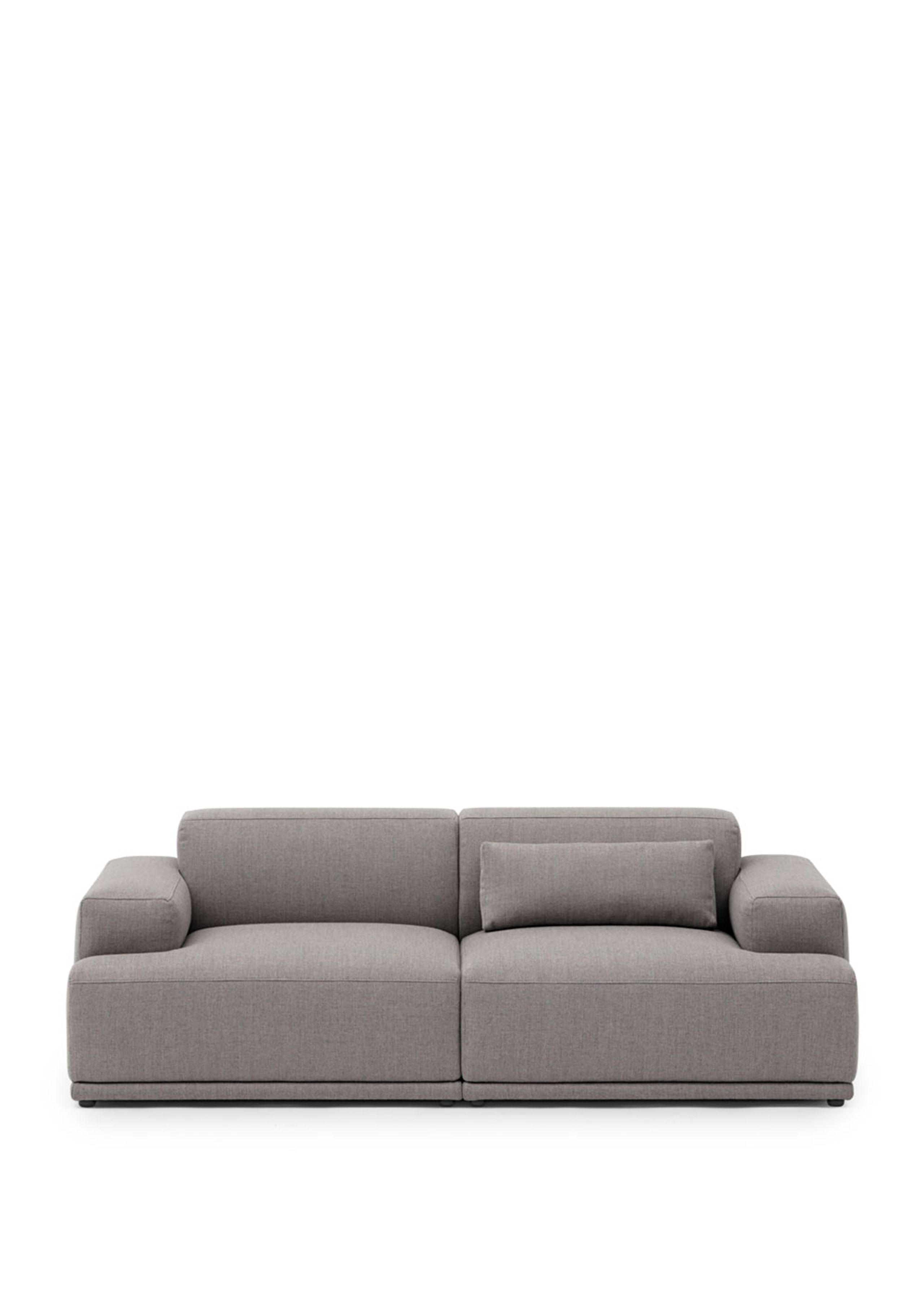 Muuto - Sofa - Connect Soft Modular Sofa - 2-seater - Konfiguration 1 - Re-wool 128