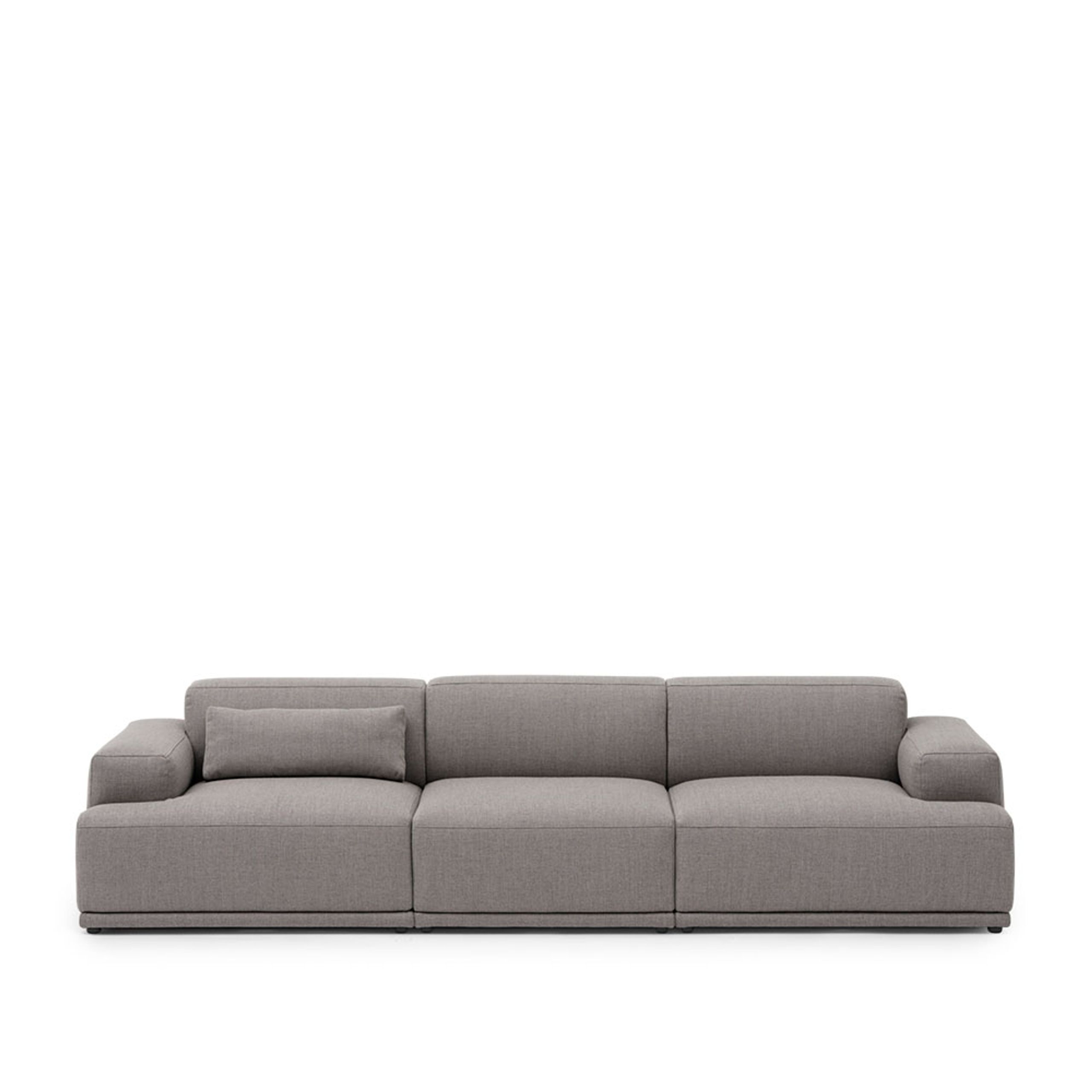 Muuto - Sofa - Connect Soft Modular Sofa - 3-seater - Konfiguration 1 - Re-wool 128