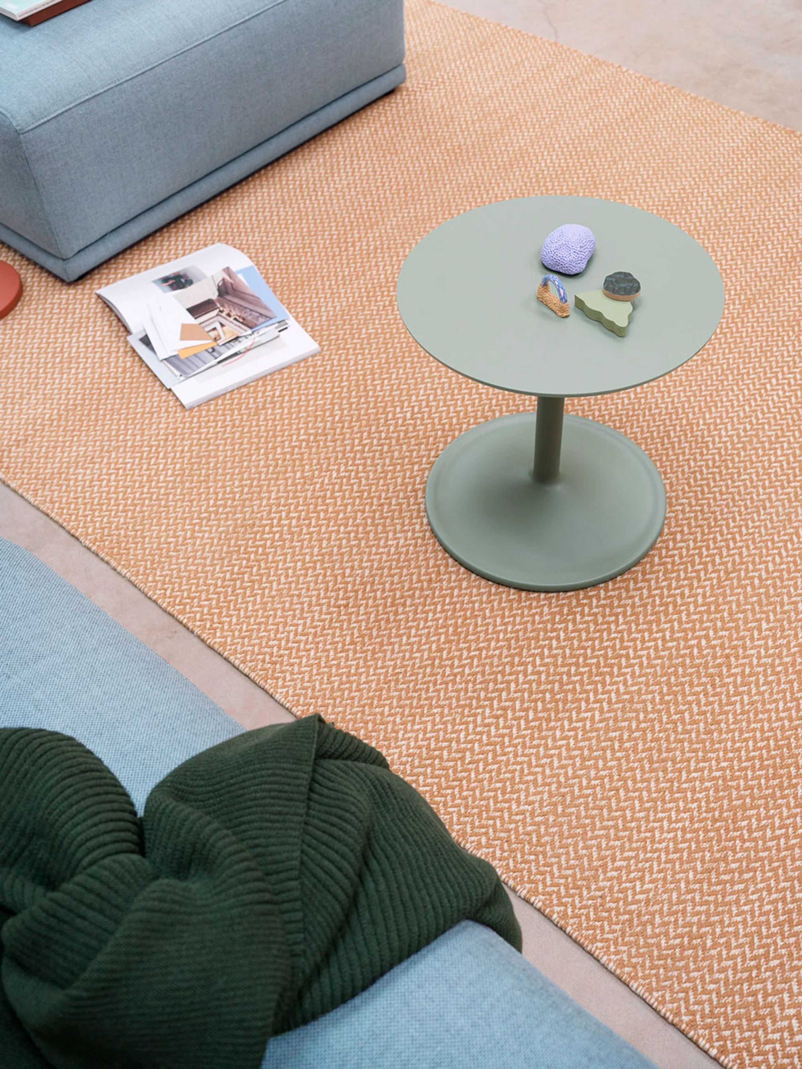 Muuto - Sofa - Connect Soft Modular Sofa - 3-seater - Konfiguration 1 - Re-wool 128