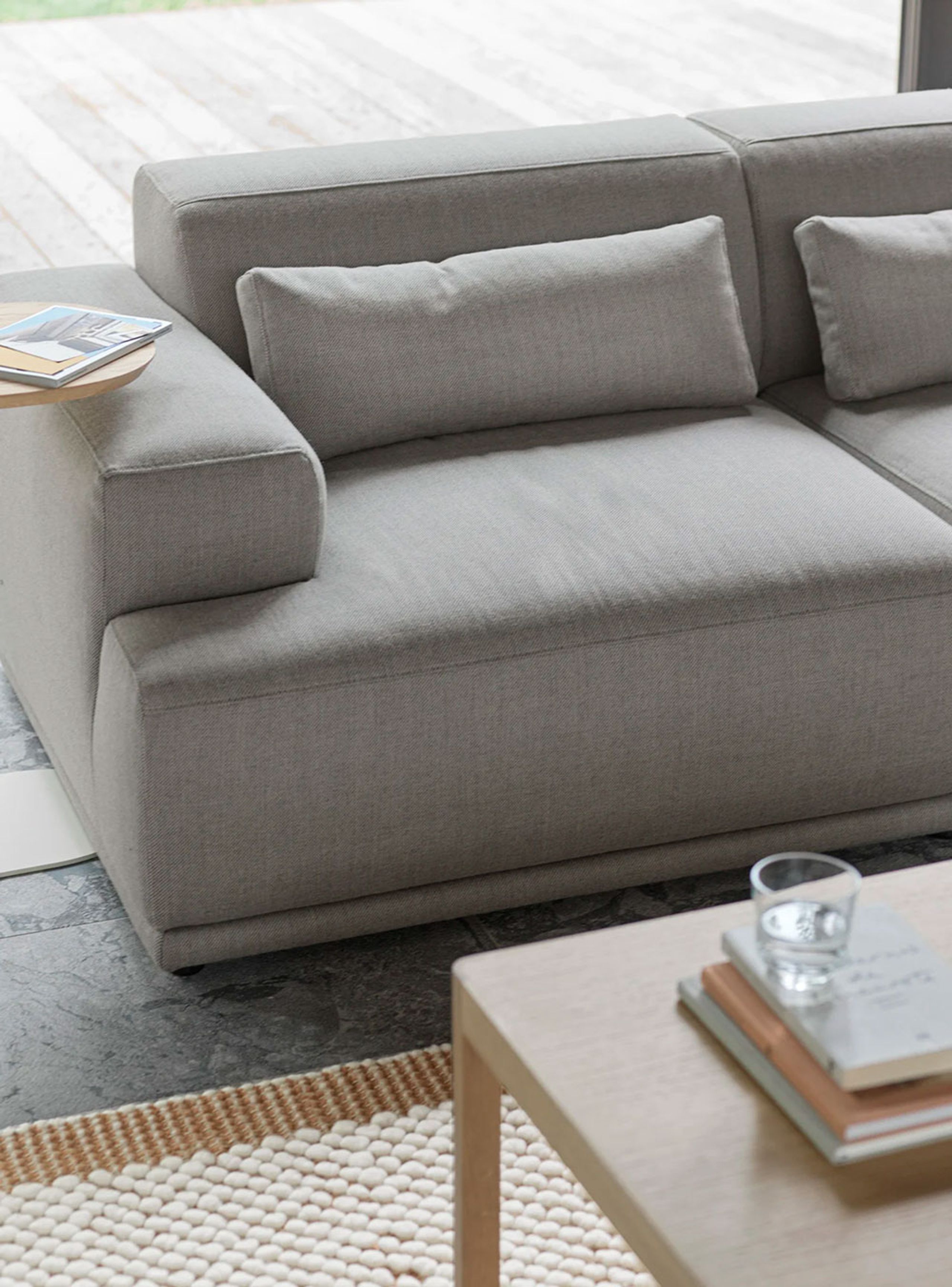 Muuto - Canapé - Connect Soft Modular Sofa - 3-seater - Configuration 1 - Re-wool 128