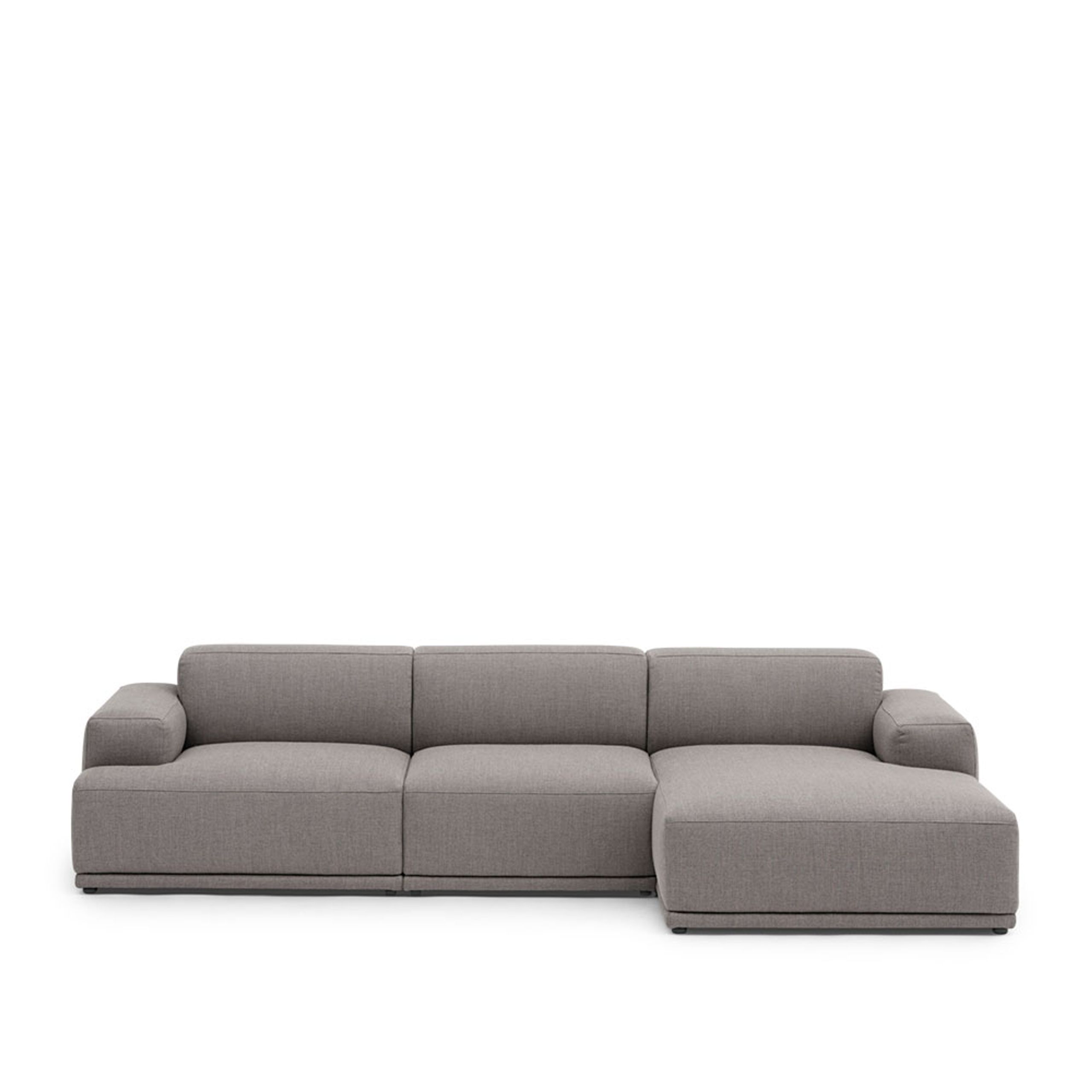 Muuto - Kanapa - Connect Soft Modular Sofa - 3-seater - Configuration 2 - Re-wool 128