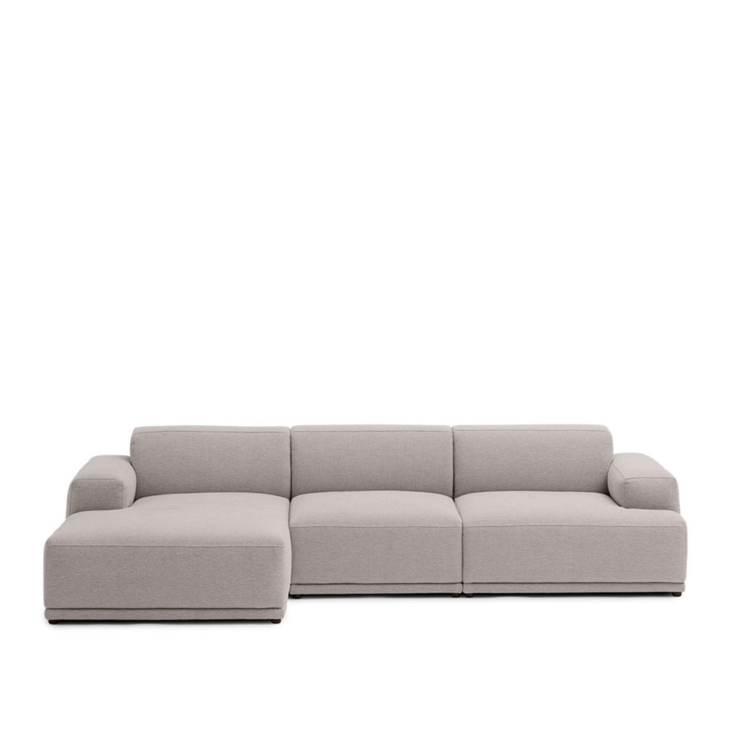 Muuto - Sofá - Connect Soft Modular Sofa - 3-seater - Configuration 3 - Clay 12