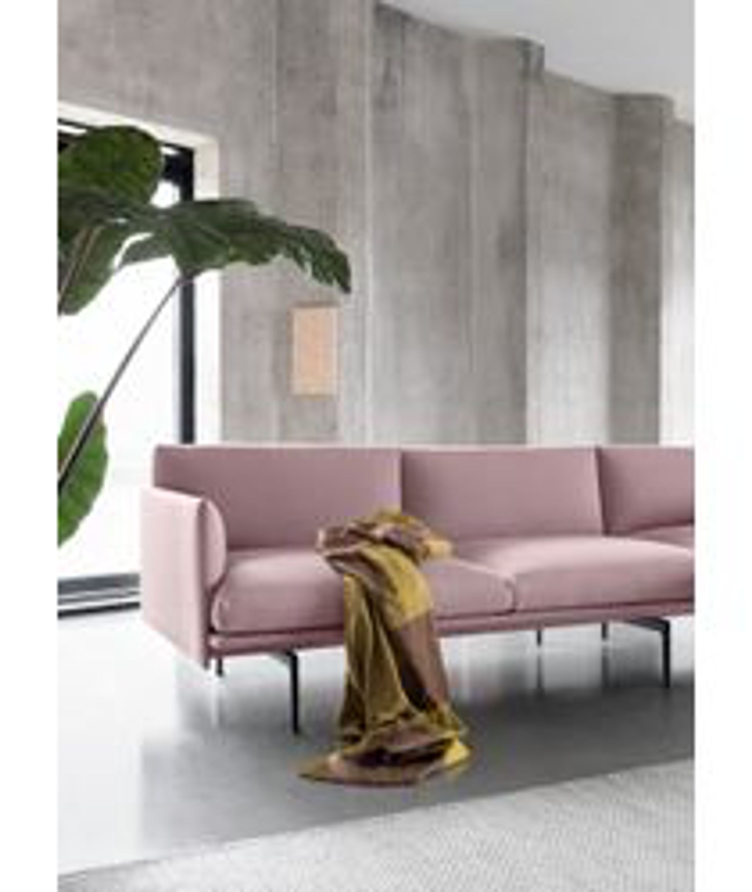 Muuto - Sofá - Outline Sofa / Chaise Lounge - Right - Fiord 551