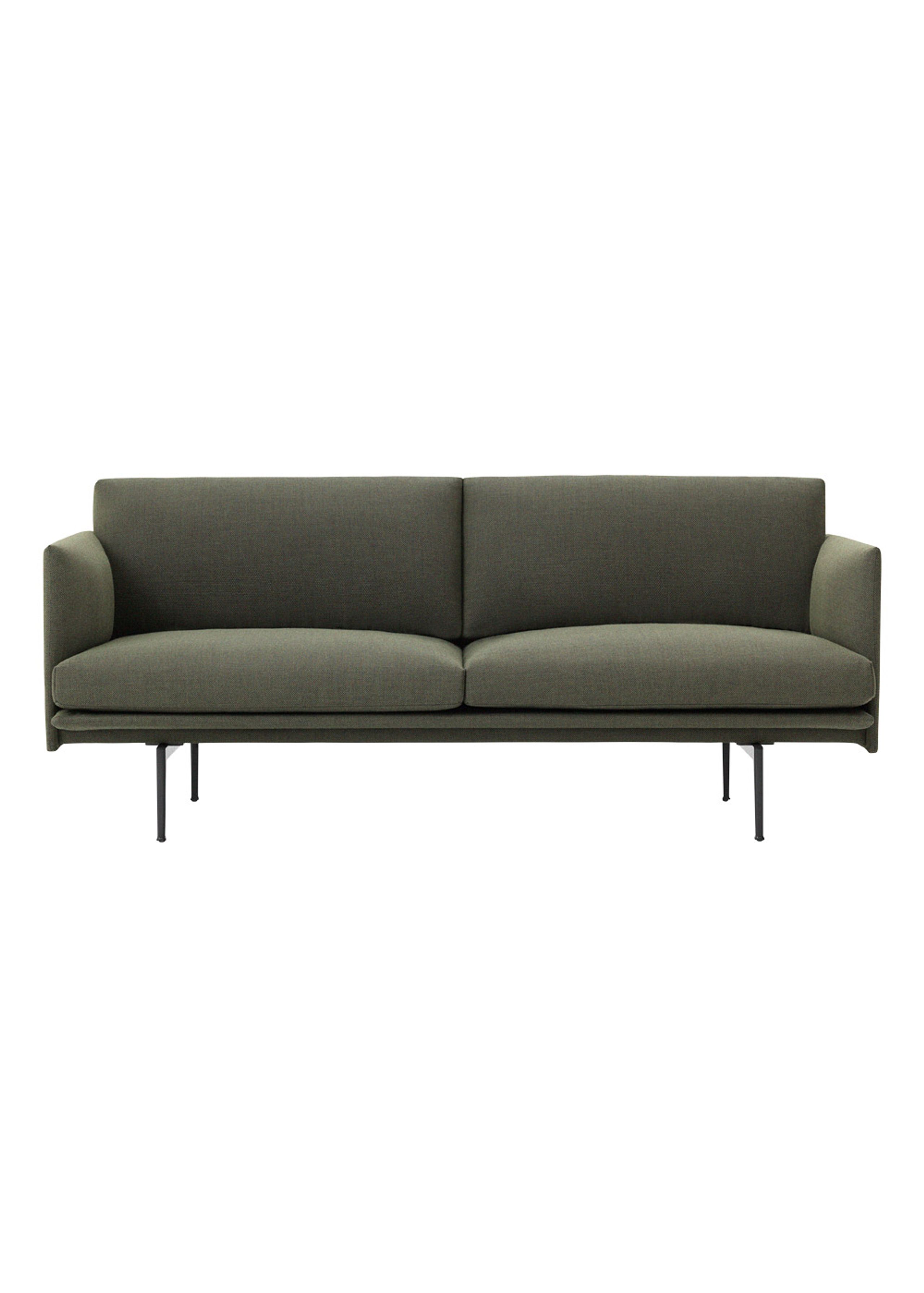 Muuto - Sofa - Outline Sofa / 2-seater - Fiord 961