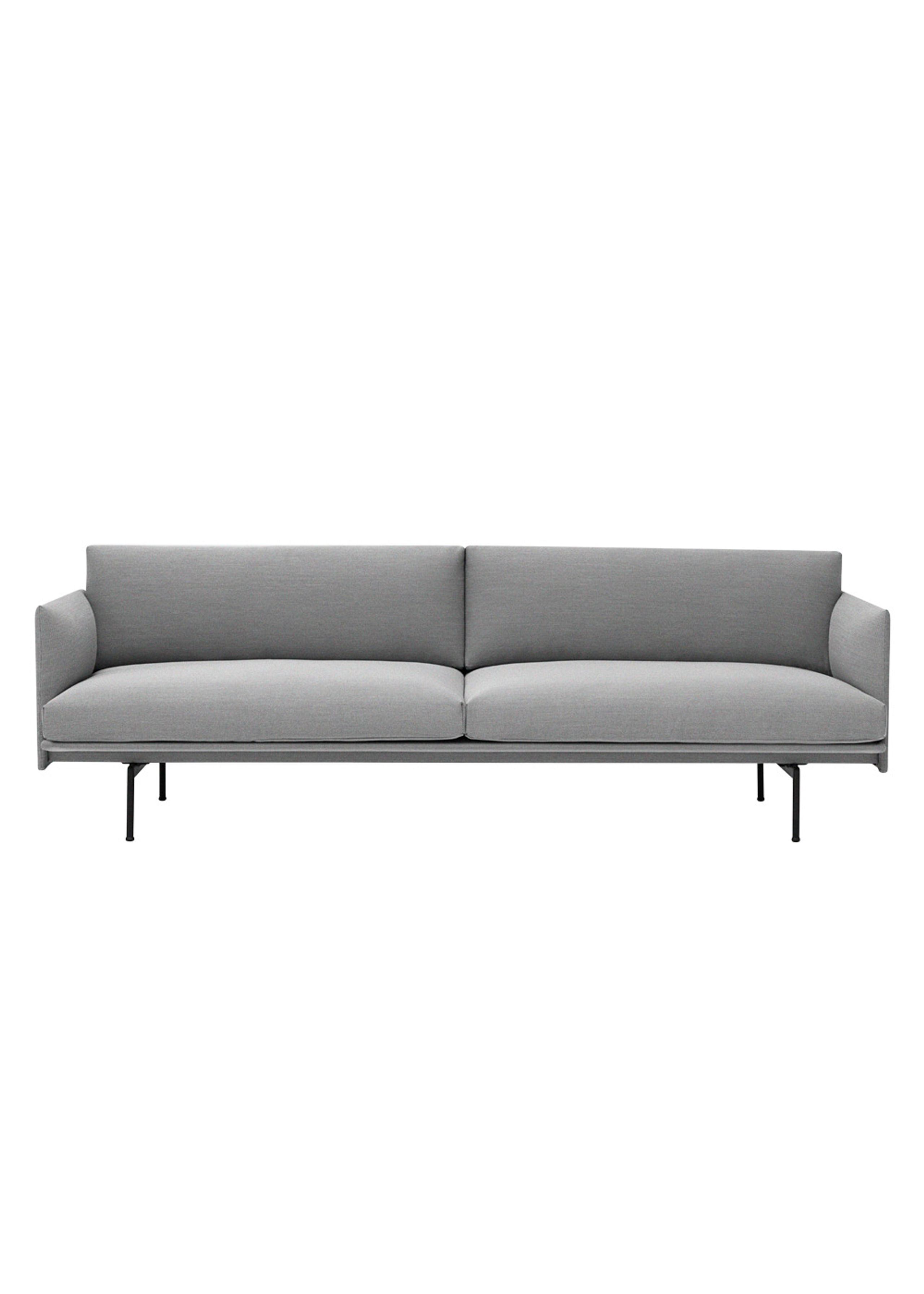 Muuto - Sofa - Outline Sofa / 3-seater - Steelcut Trio 133