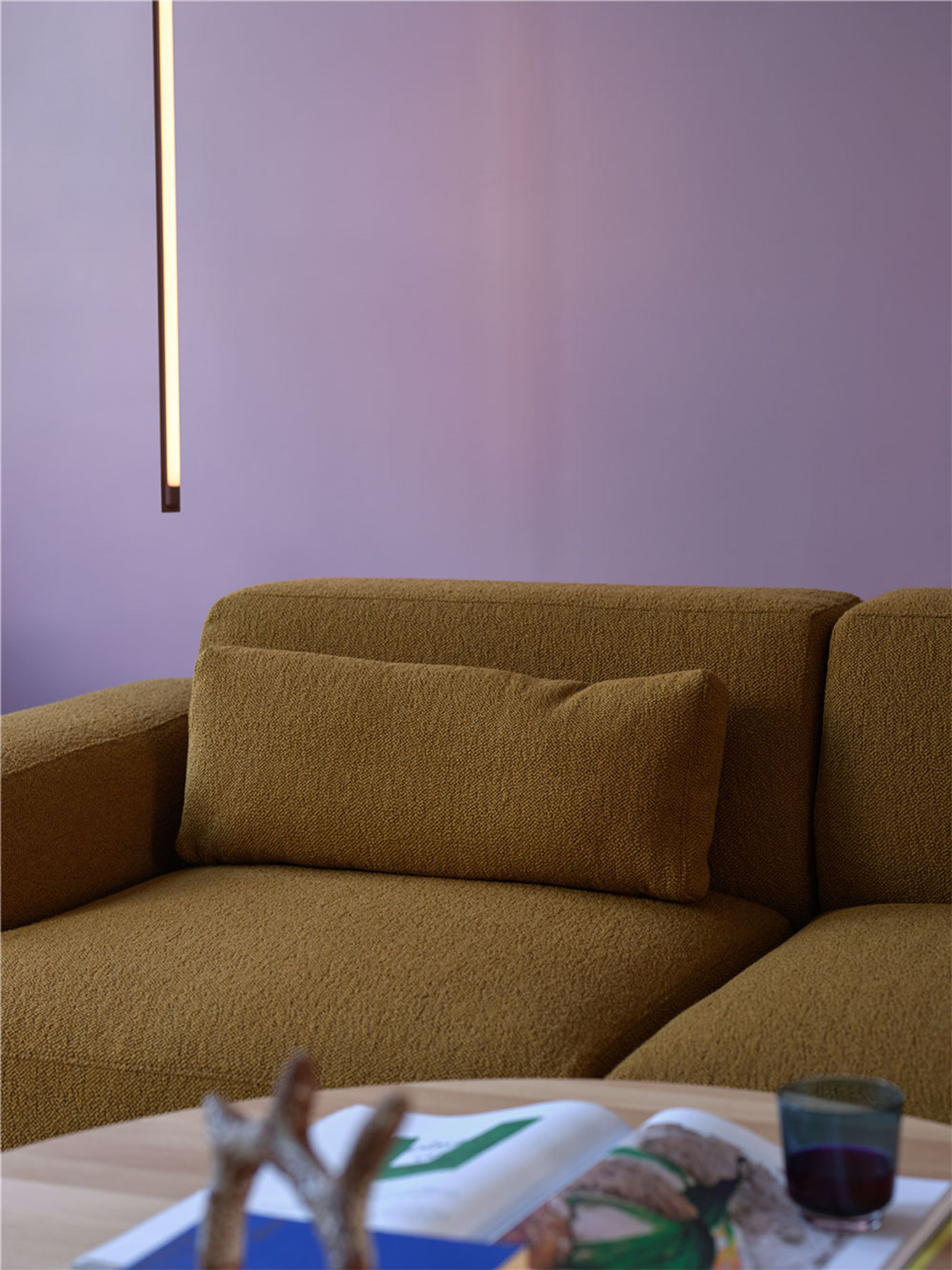 Muuto - Coffee Table - Soft Coffee Table - Beige Green Laminate/Beige Green