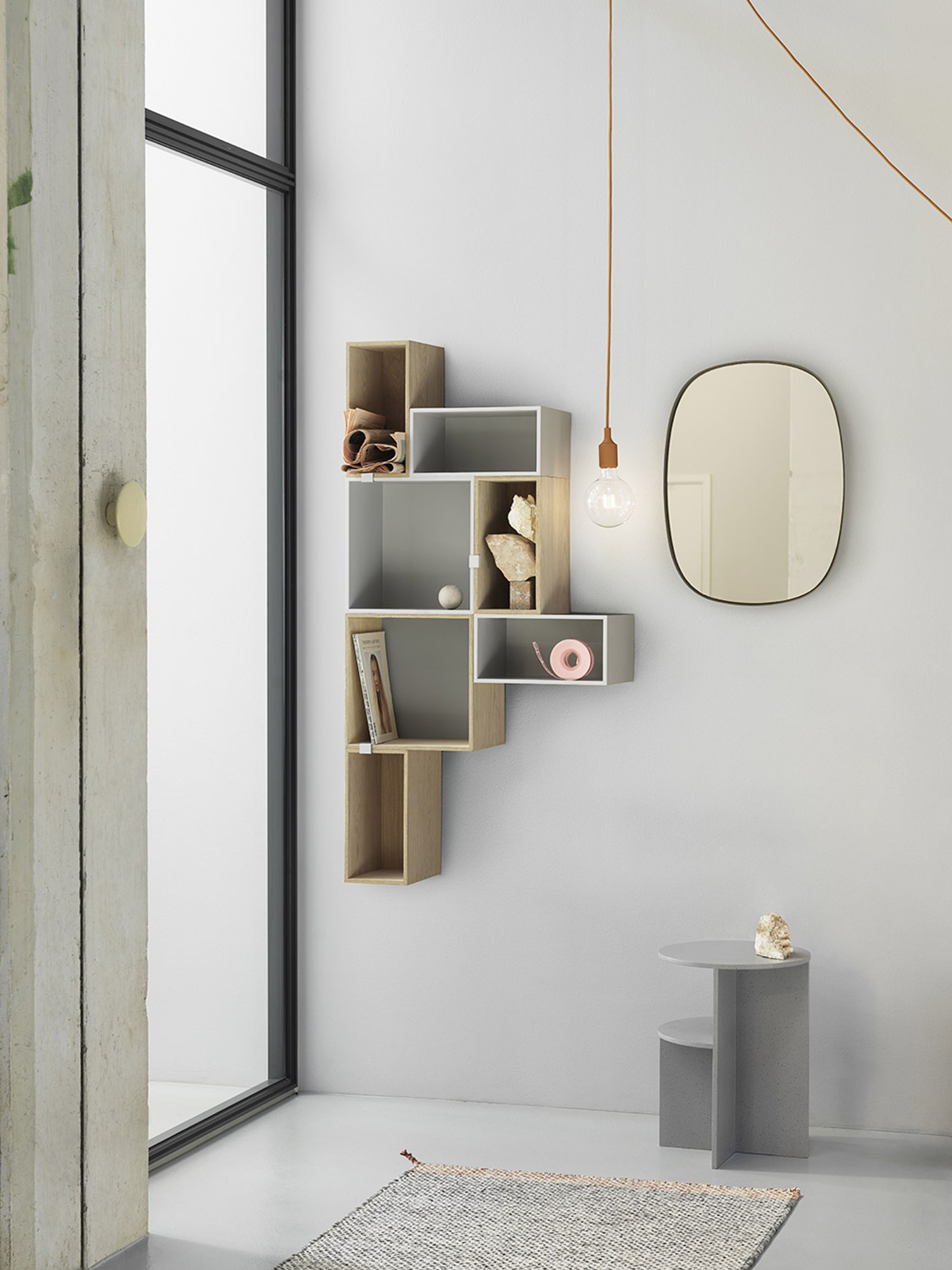 Muuto - Spiegel - Framed Mirror - Large - Taupe/Clear