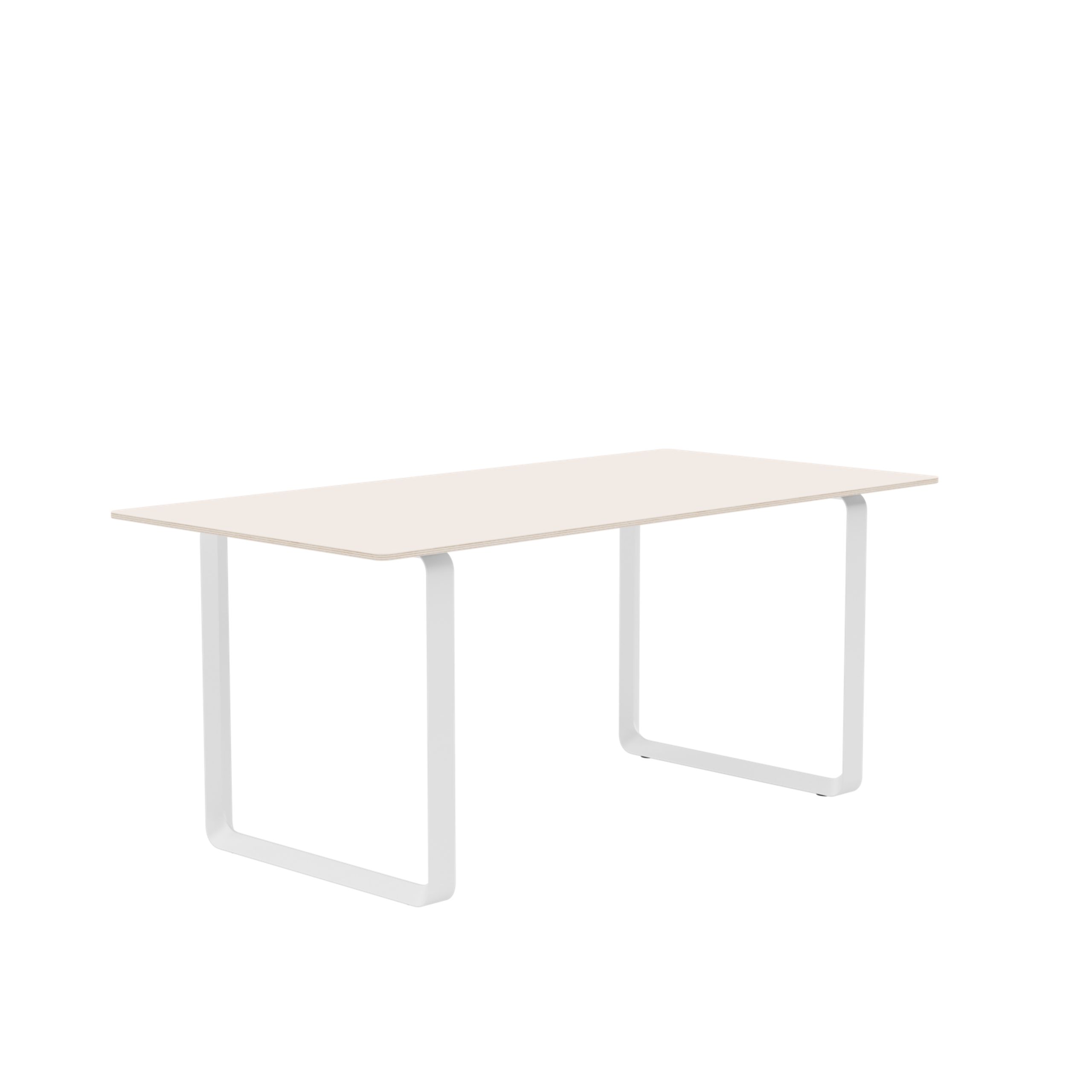 Muuto - Matbord - 70/70 Table - Sand Laminate White