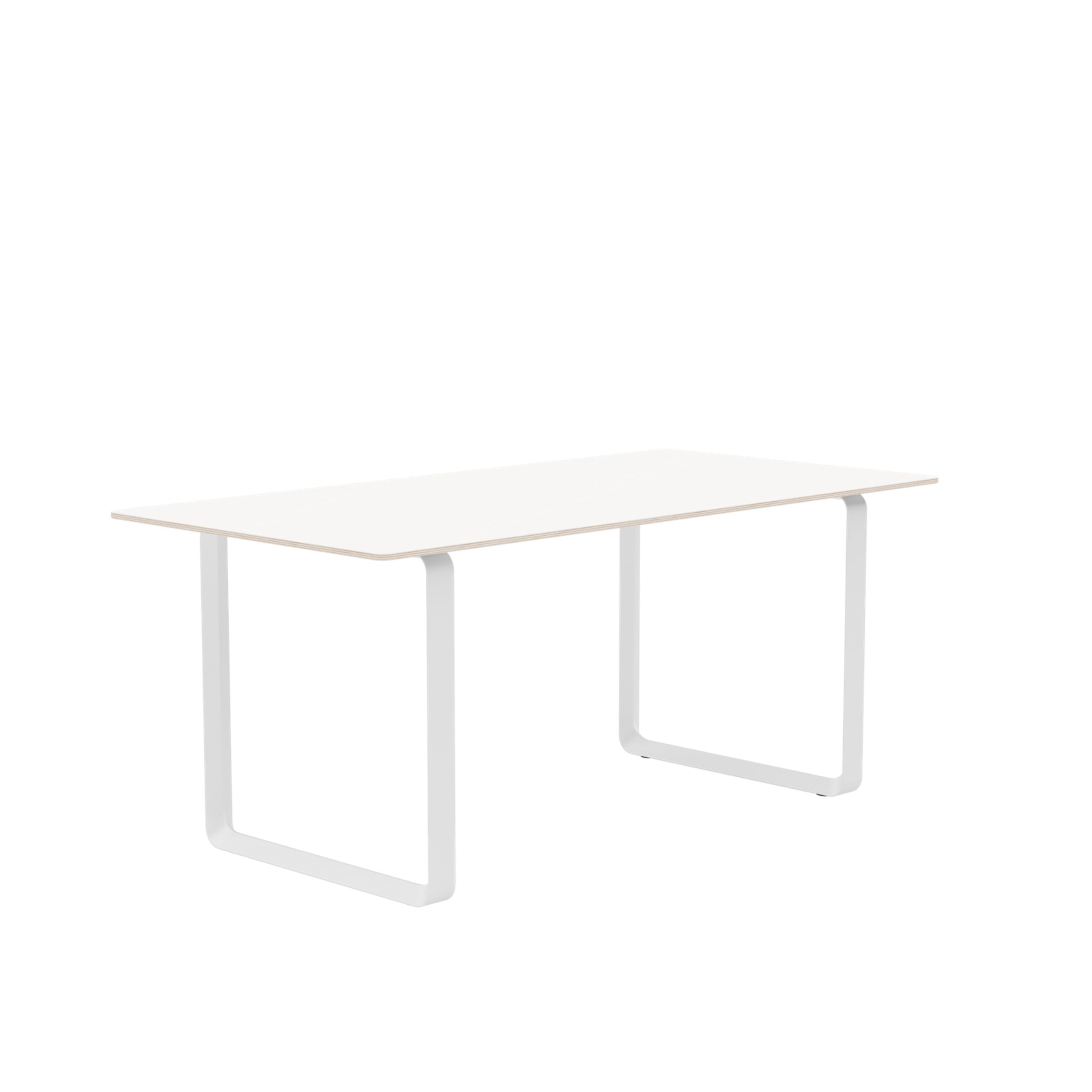 Muuto - Spisebord - 70/70 Table - White Laminate / White