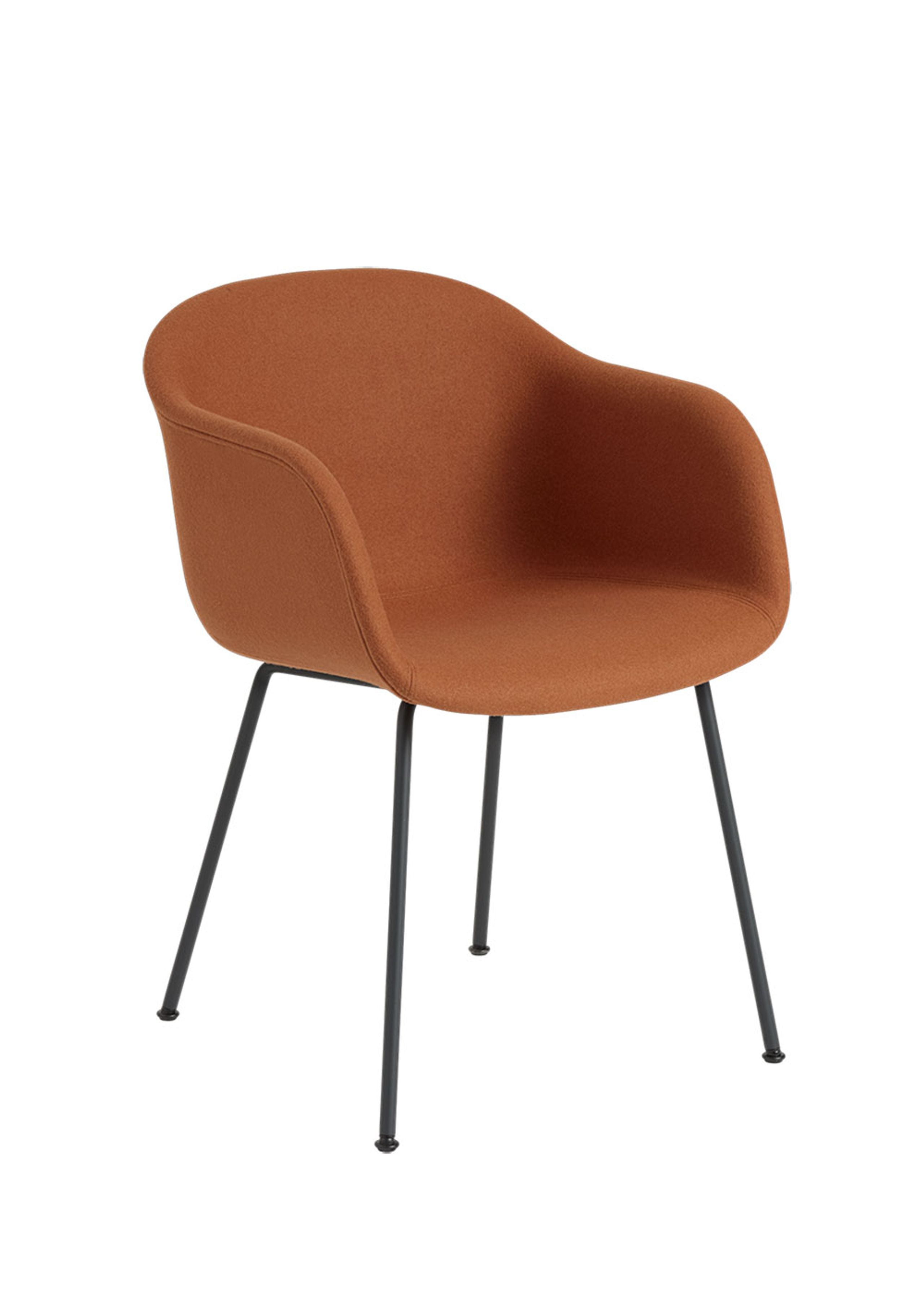 Muuto - Esstischstuhl - Fiber Chair - Tube Base - Hero 481/Black